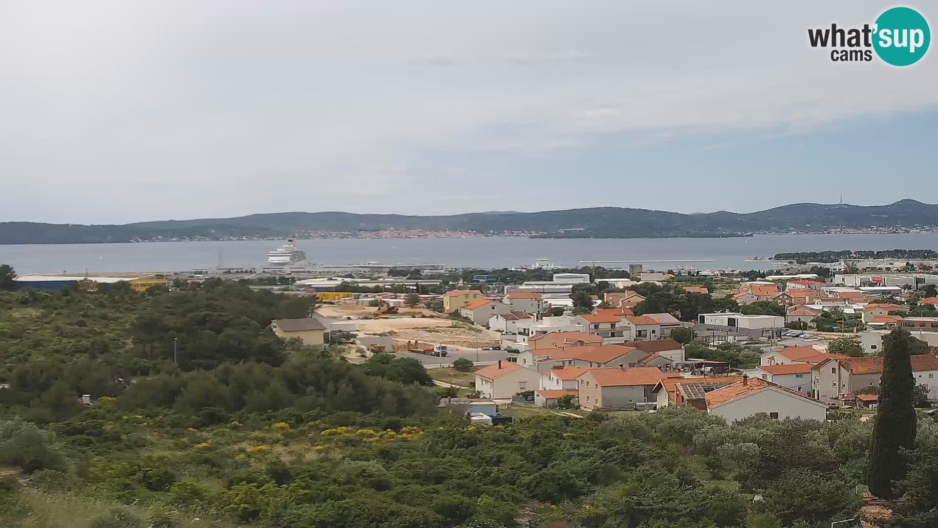Zadar Port Gazenica Webcam Panorama, Zadar, Croatie