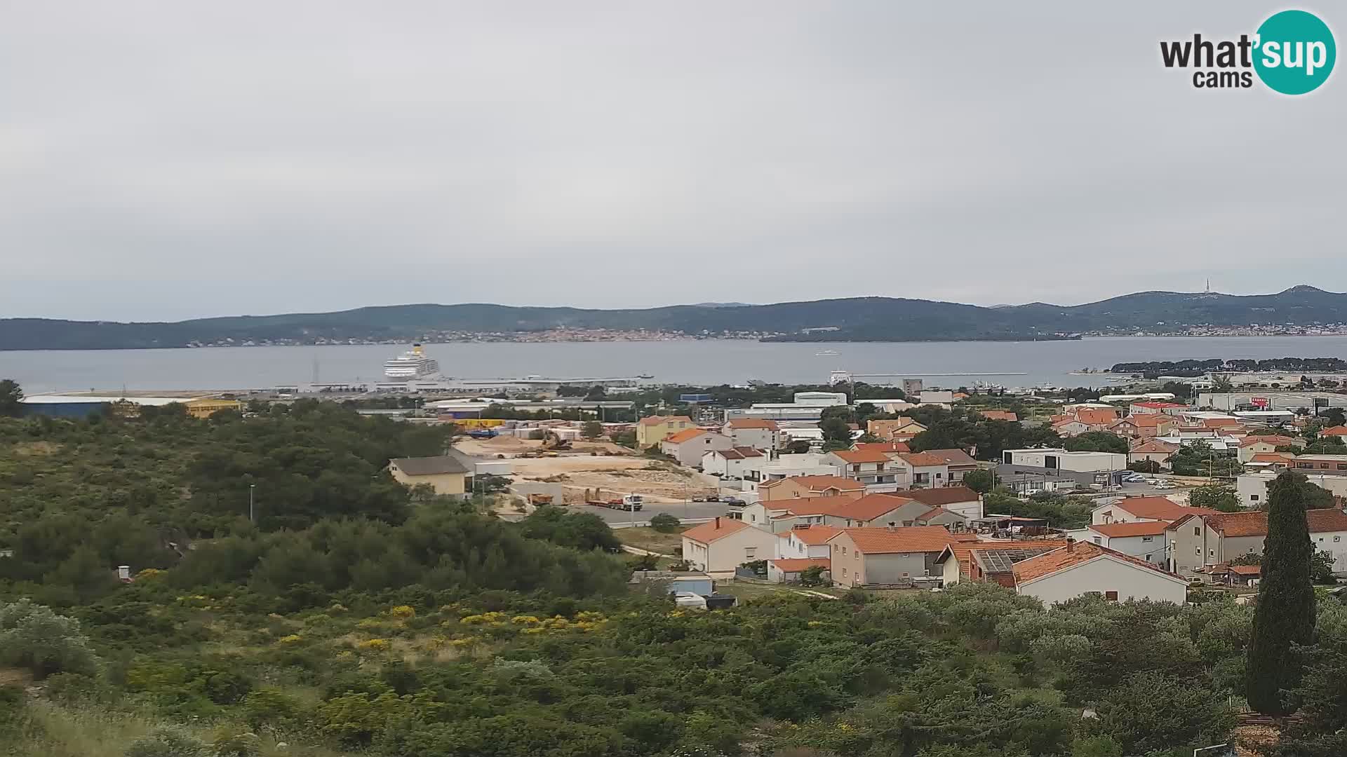 Zadar Port Gazenica Webcam Panorama, Zadar, Kroatien