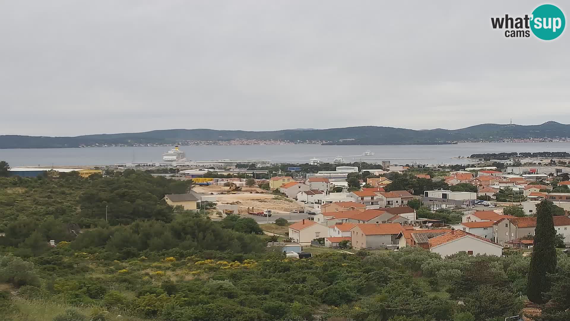 Zadar Port Gazenica Webcam Panorama, Zadar, Kroatien