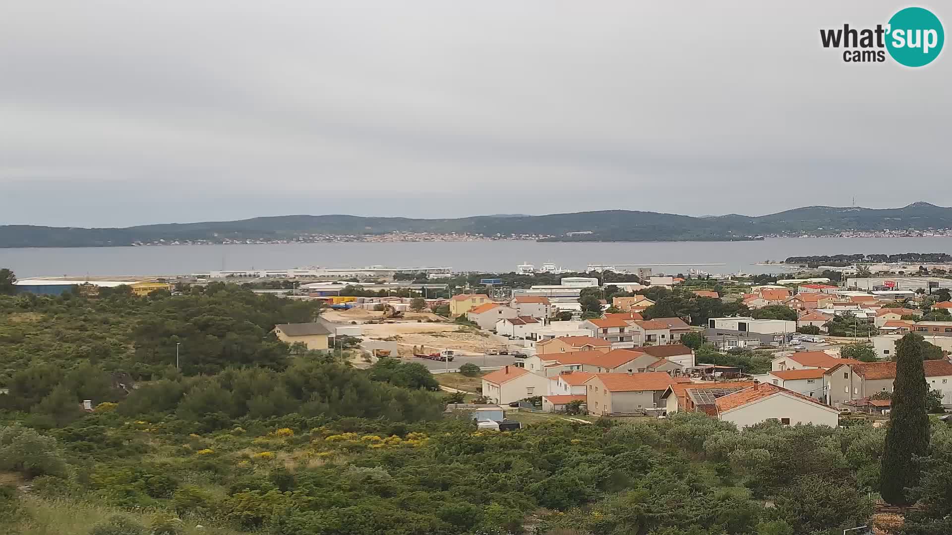 Panorama de la Webcam del Puerto Gazenica de Zadar, Zadar, Croacia