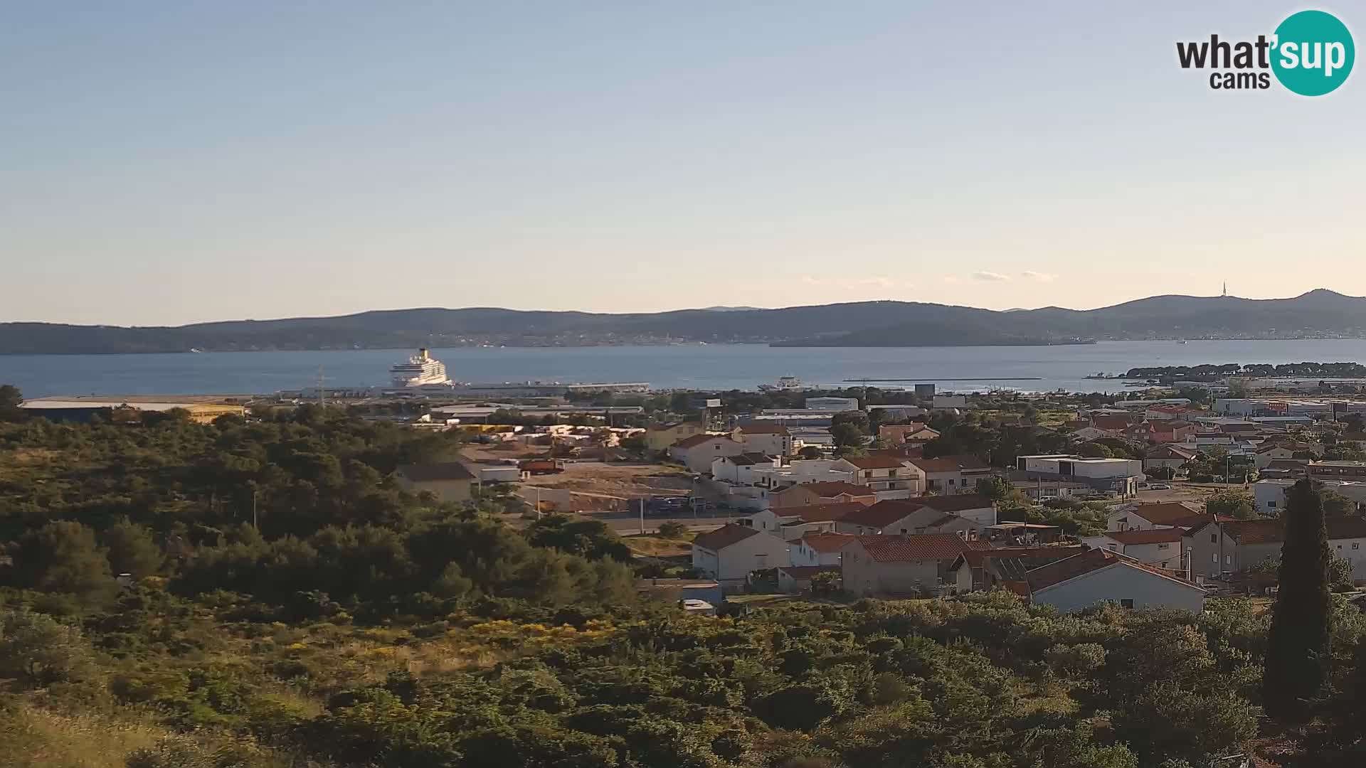 Zadar Port Gazenica Webcam Panorama, Zadar, Kroatien
