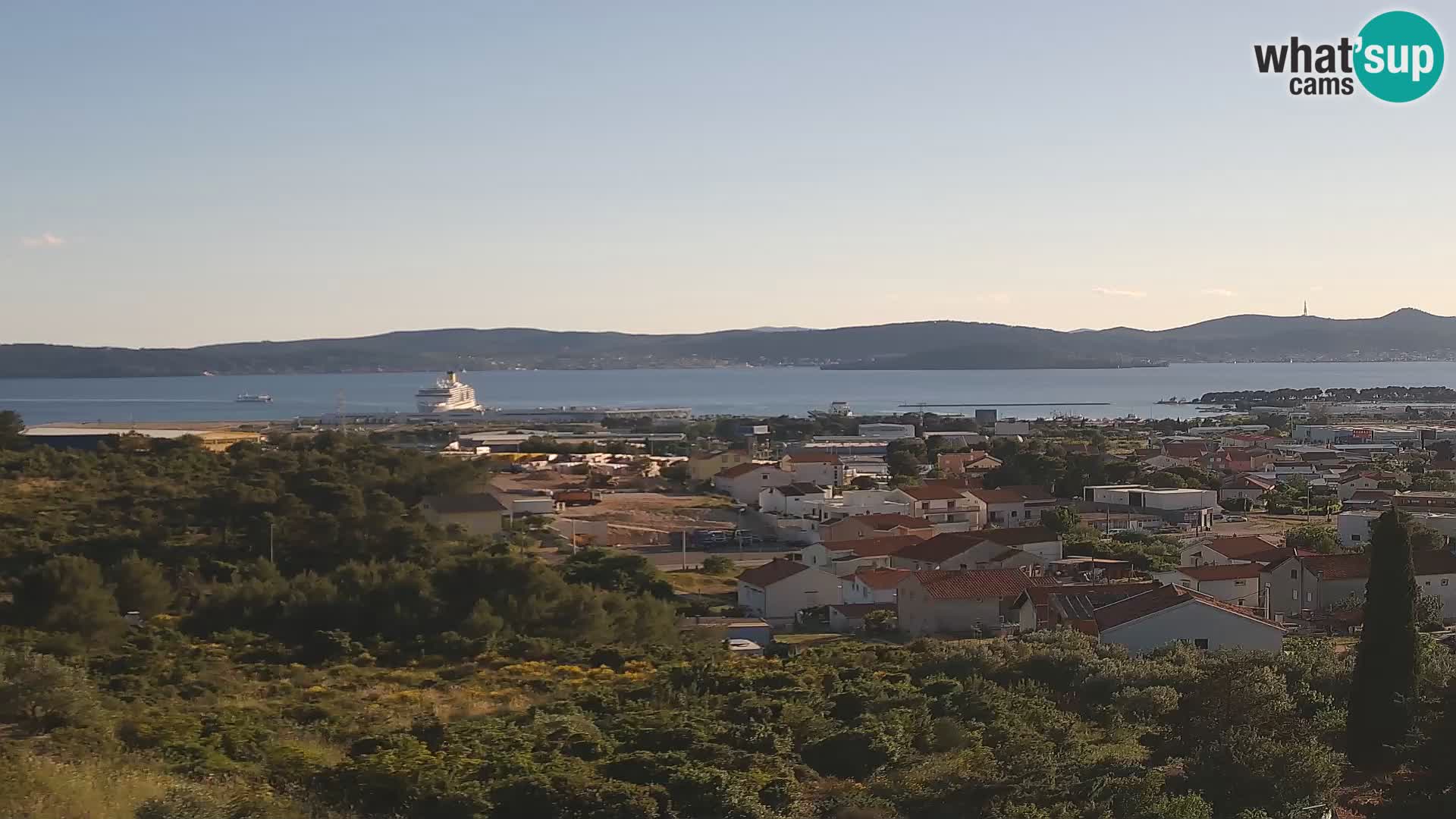 Zadar Port Gazenica Webcam Panorama, Zadar, Kroatien