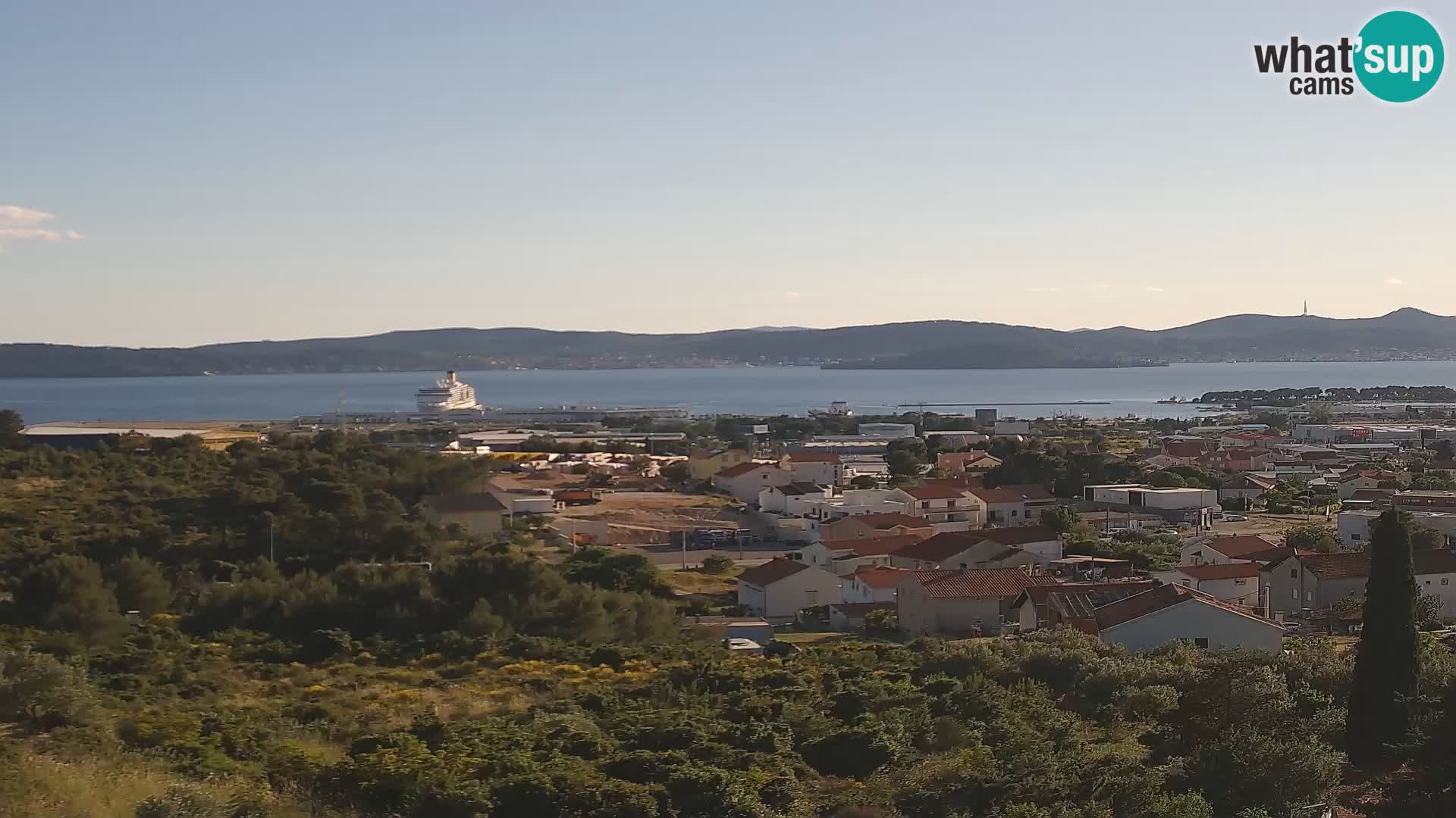 Panoramska web kamera Luke Gaženica u Zadru, Hrvatska