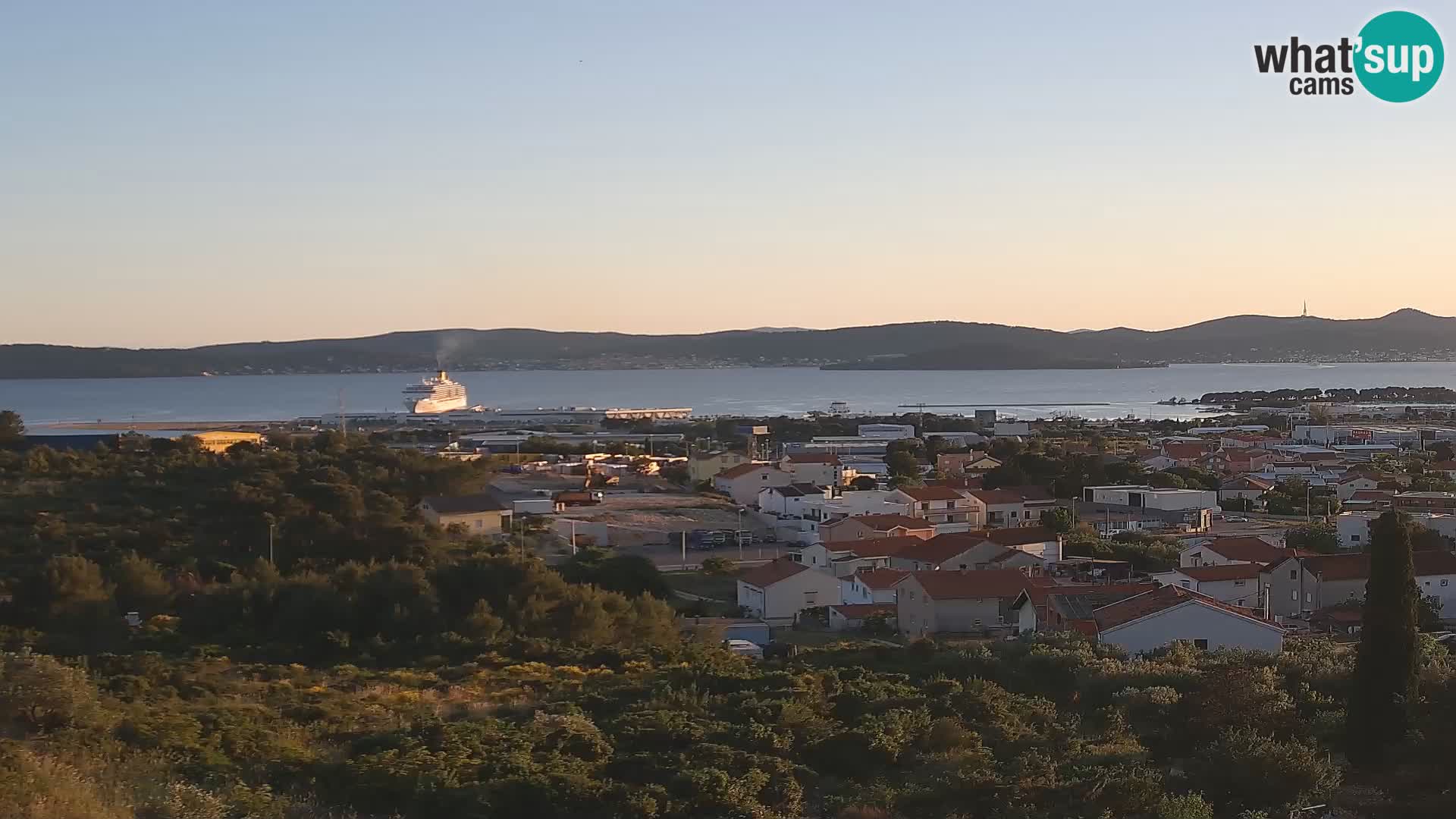 Panoramska web kamera Luke Gaženica u Zadru, Hrvatska