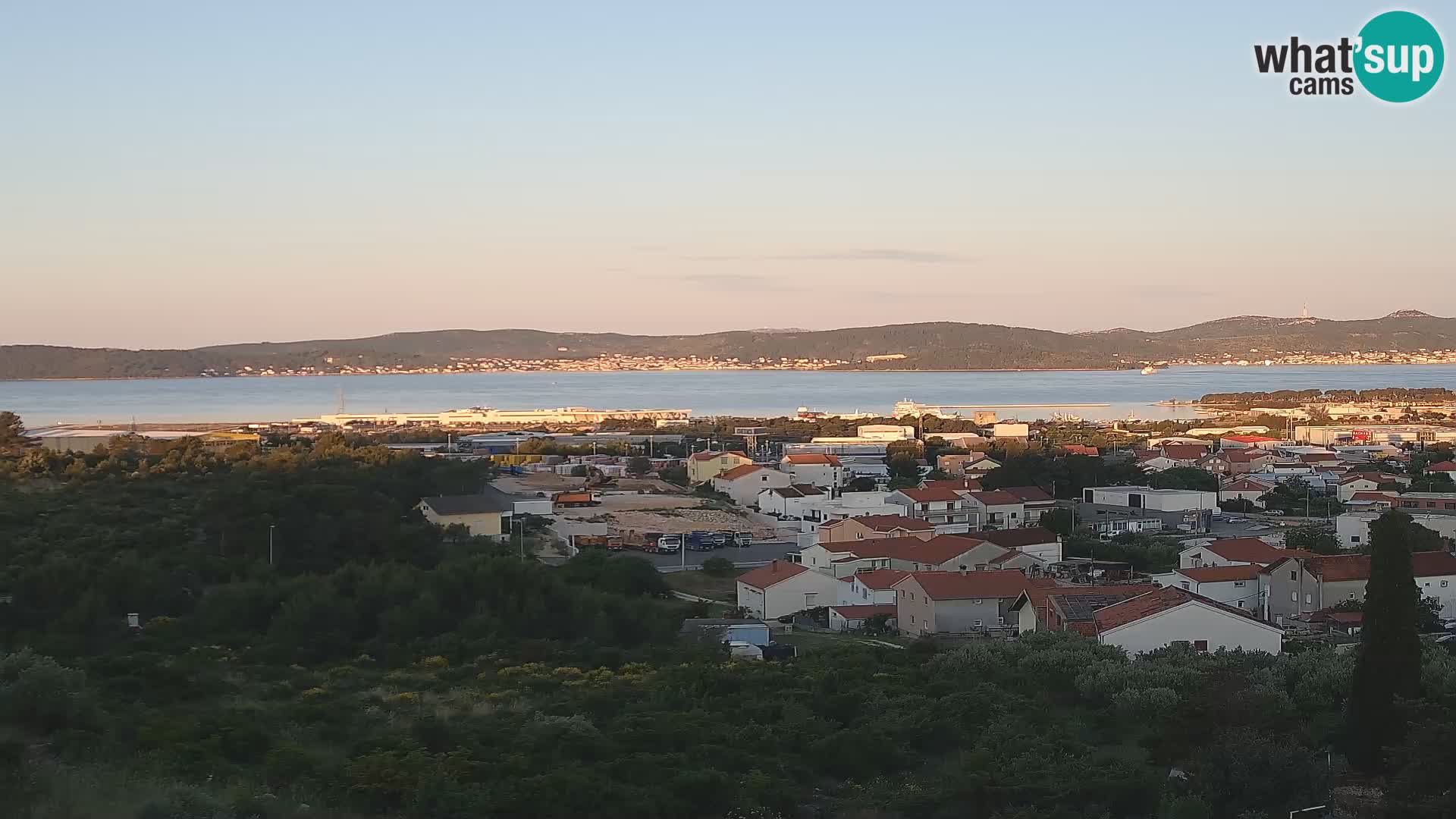 Zadar Port Gazenica Webcam Panorama, Zadar, Kroatien