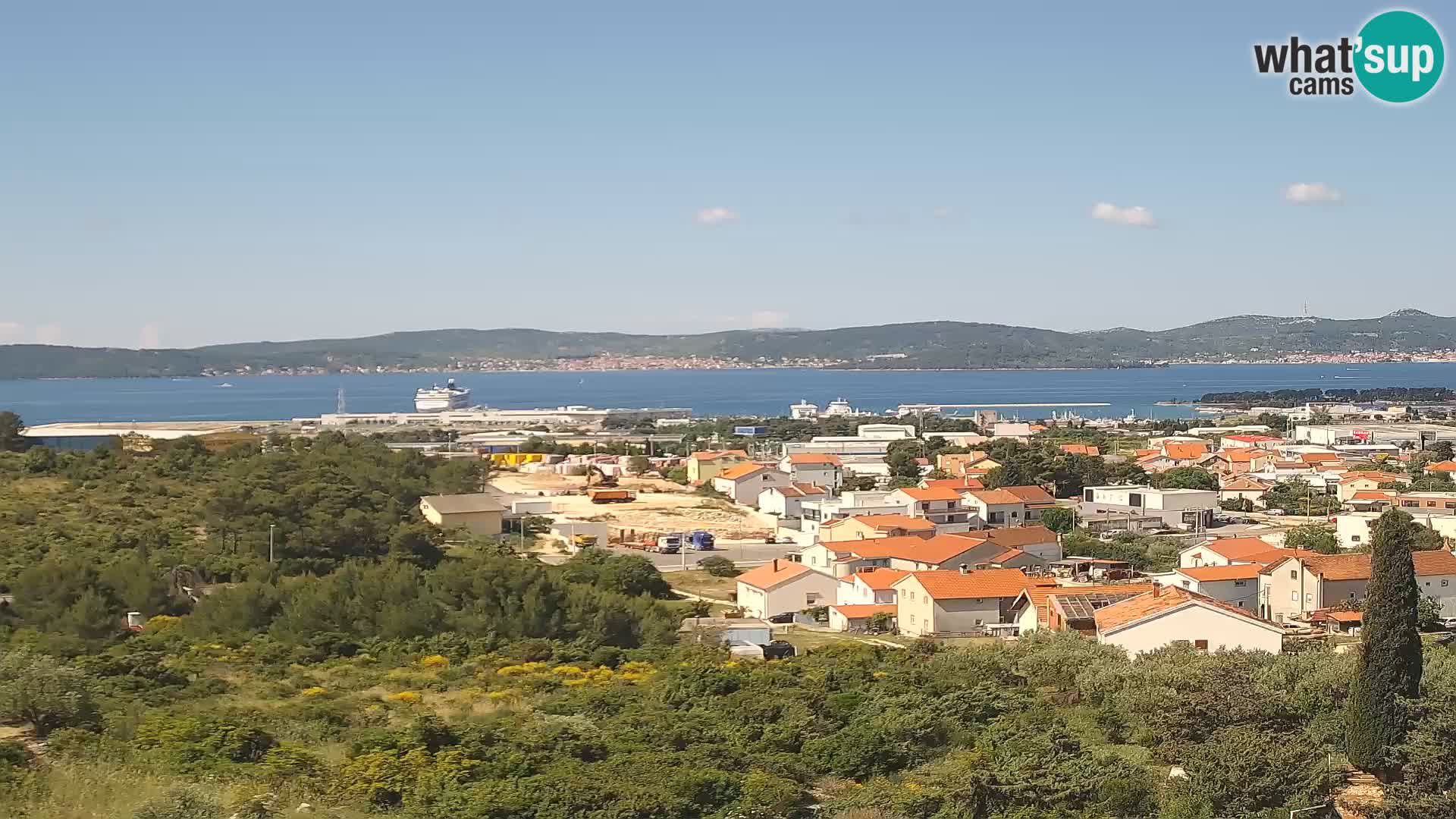 Panoramska web kamera Luke Gaženica u Zadru, Hrvatska