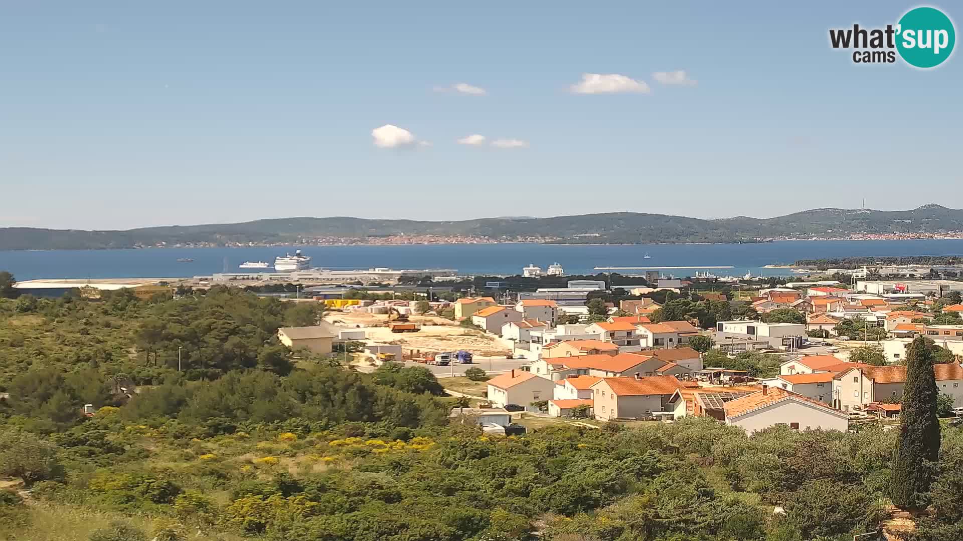 Zadar Pristanišče Gazenica s panoramsko spletno kamero, Zadar, Hrvaška
