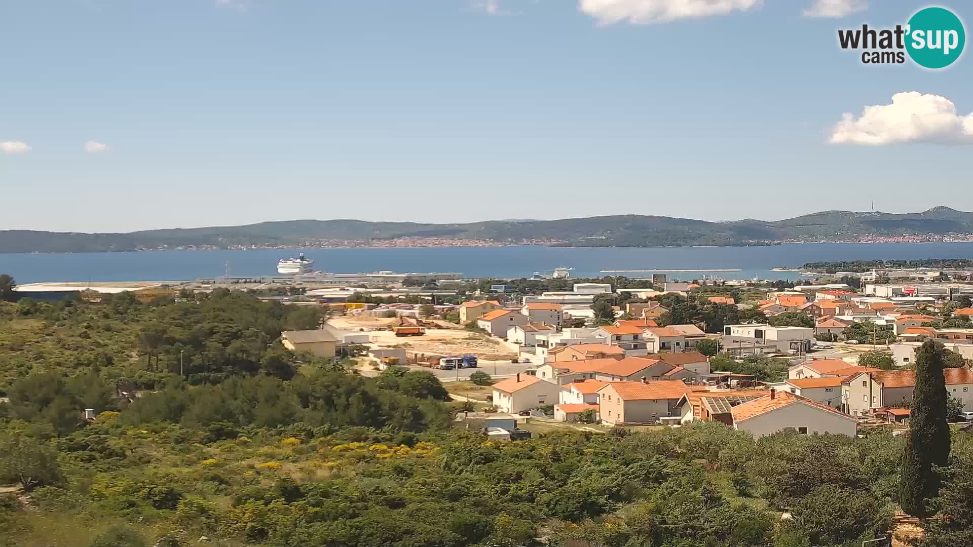 Panoramska web kamera Luke Gaženica u Zadru, Hrvatska