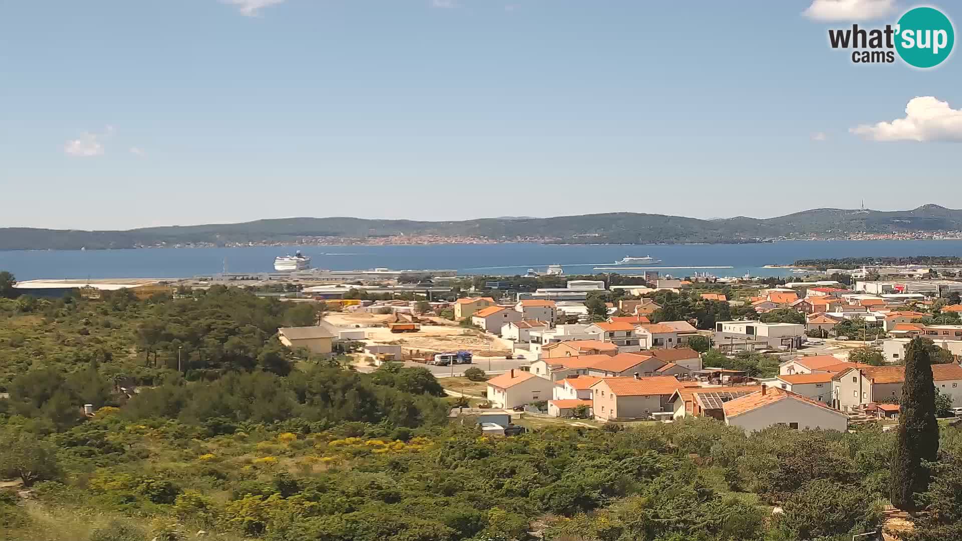 Zadar Port Gazenica Webcam Panorama, Zadar, Kroatien