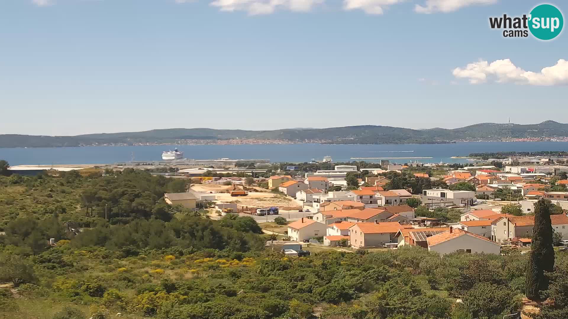 Zadar Port Gazenica Webcam Panorama, Zadar, Croatie