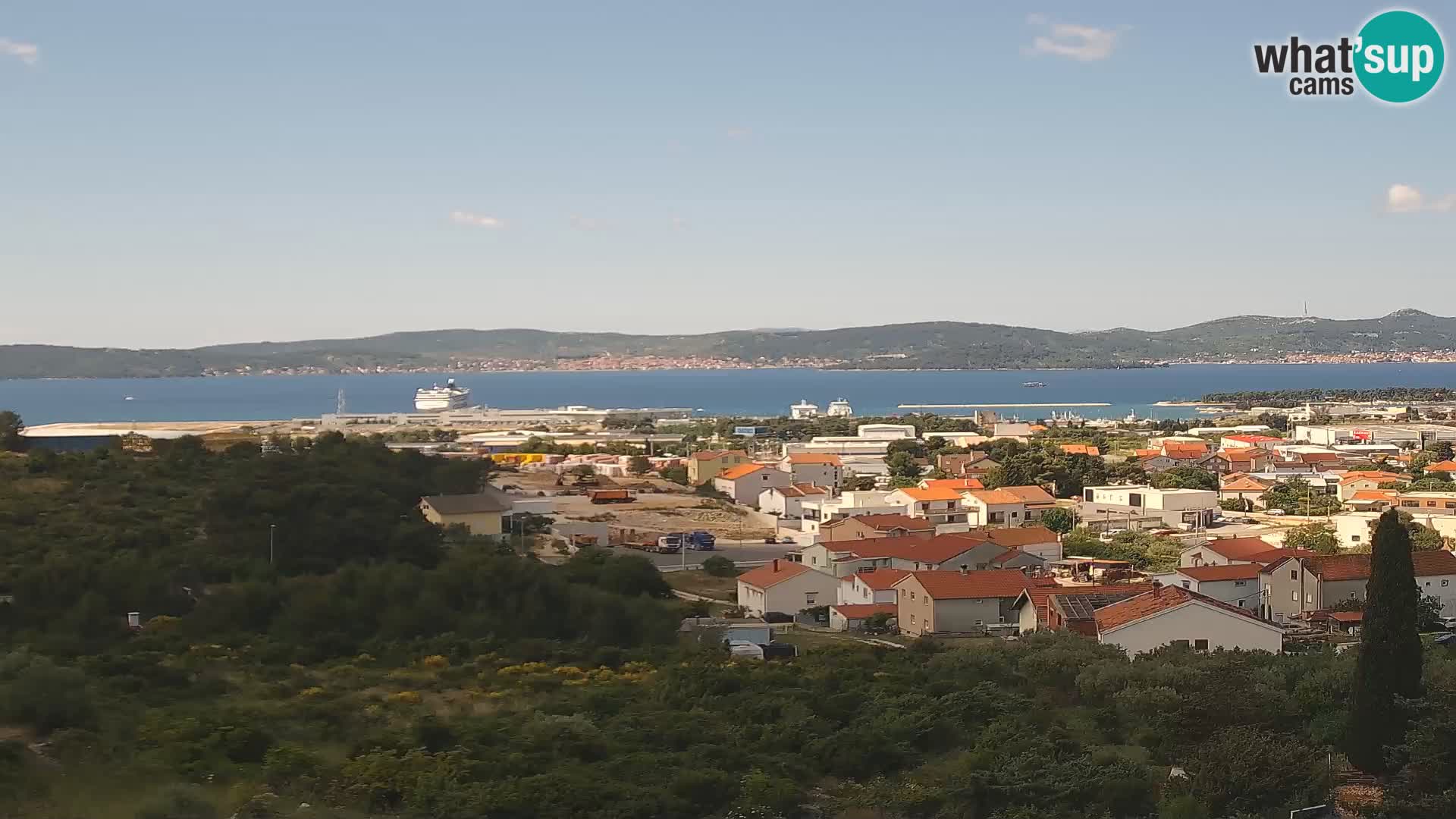 Panoramska web kamera Luke Gaženica u Zadru, Hrvatska