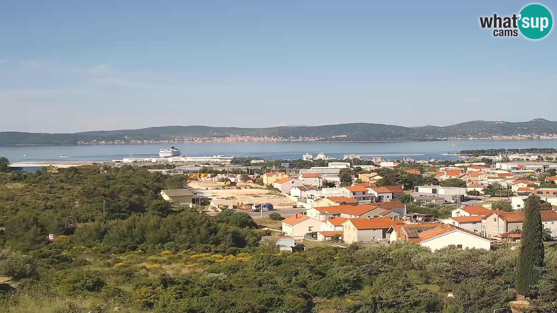 Zadar Port Gazenica Webcam Panorama, Zadar, Kroatien