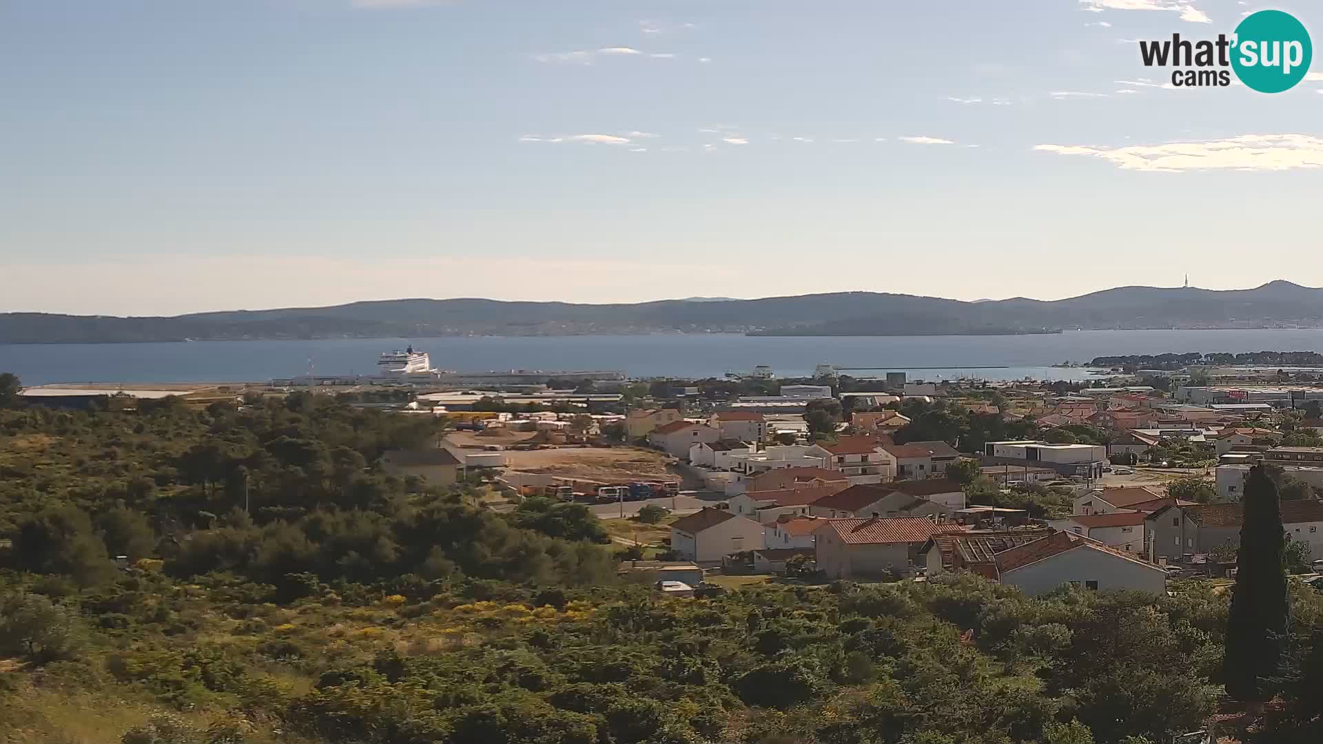Panoramska web kamera Luke Gaženica u Zadru, Hrvatska