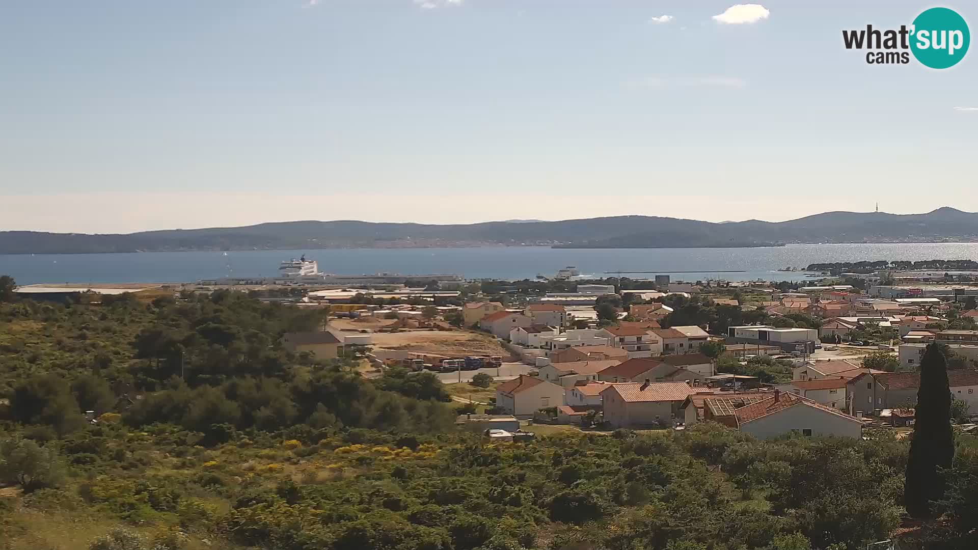 Zadar Port Gazenica Webcam Panorama, Zadar, Croatie