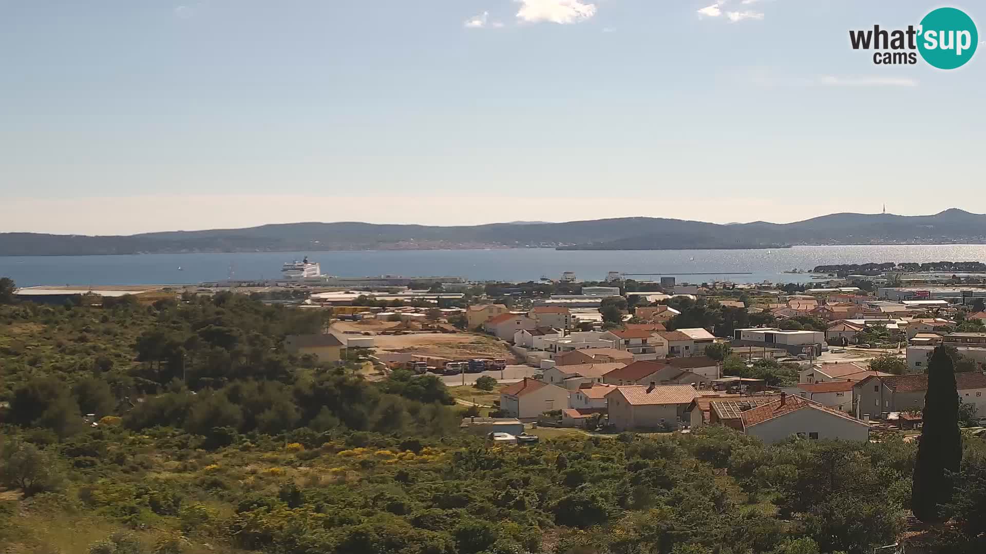 Panorama de la Webcam del Puerto Gazenica de Zadar, Zadar, Croacia