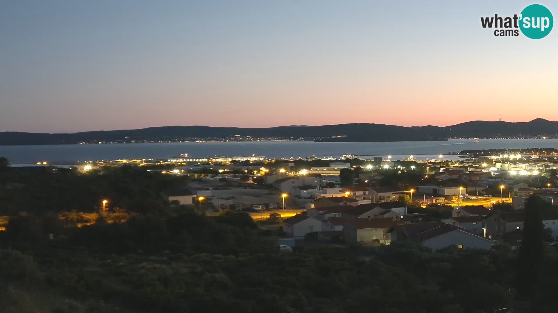 Zadar Pristanišče Gazenica s panoramsko spletno kamero, Zadar, Hrvaška