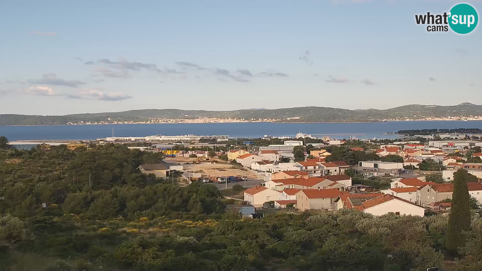 Panoramska web kamera Luke Gaženica u Zadru, Hrvatska
