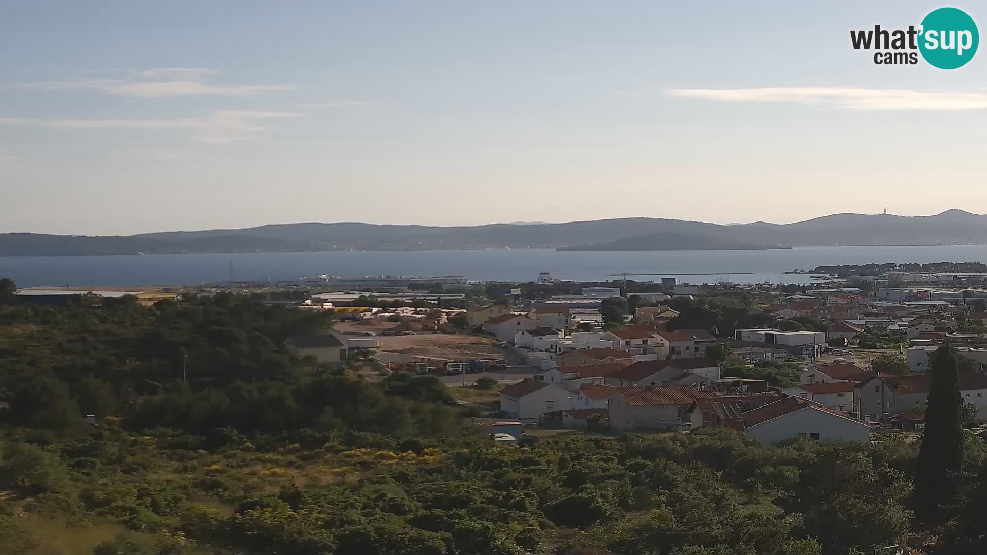 Panoramska web kamera Luke Gaženica u Zadru, Hrvatska