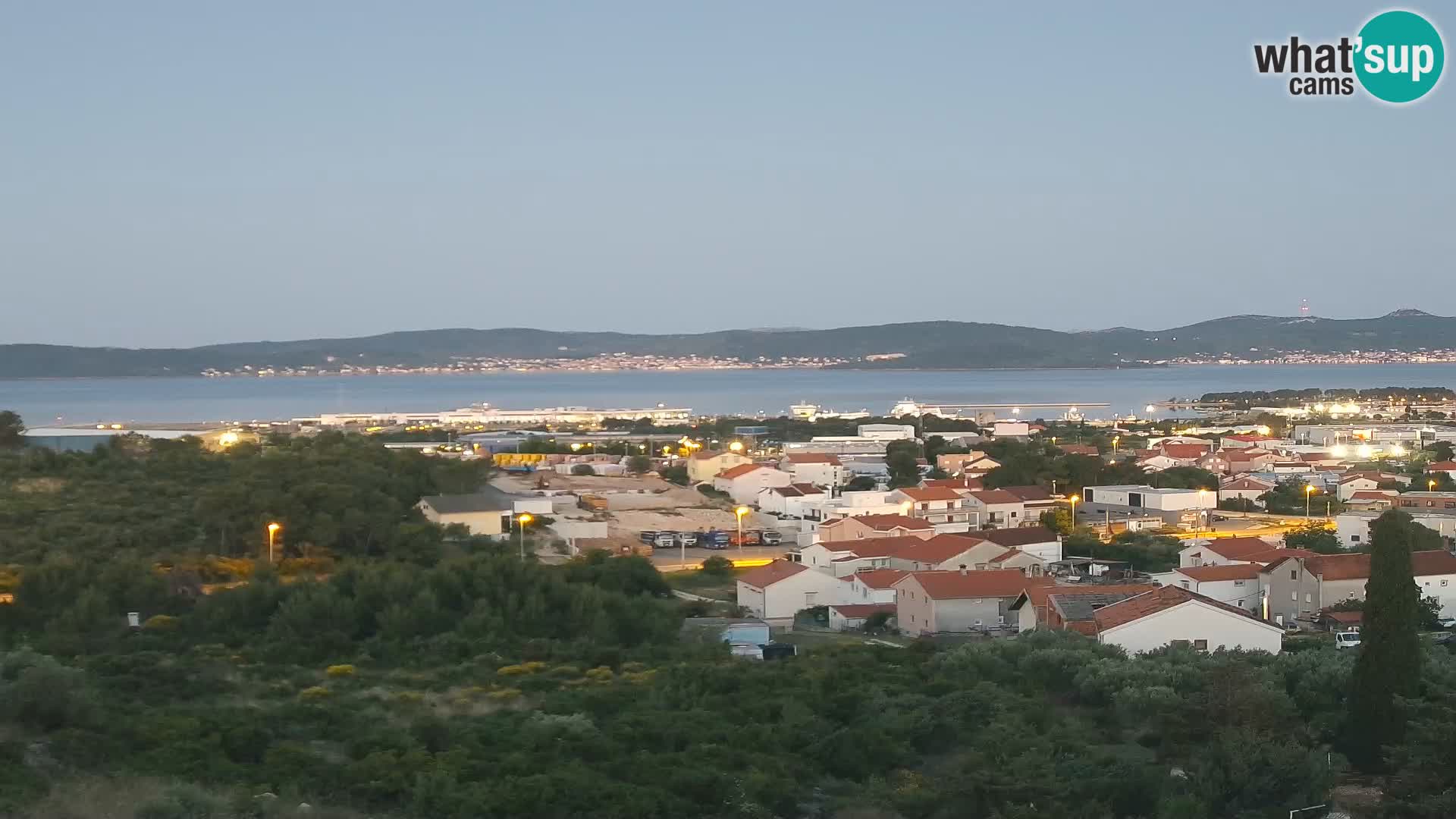 Zadar Pristanišče Gazenica s panoramsko spletno kamero, Zadar, Hrvaška