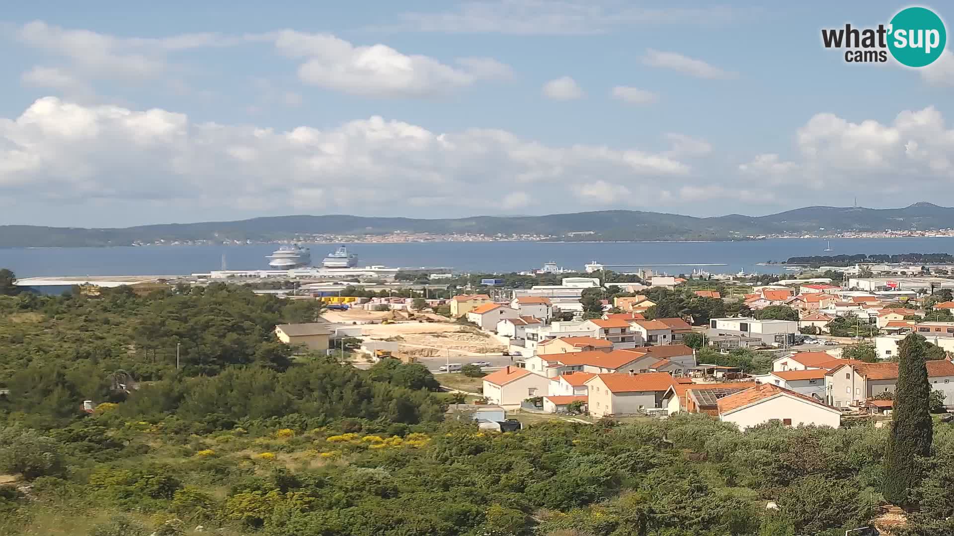 Zadar Port Gazenica Webcam Panorama, Zadar, Kroatien