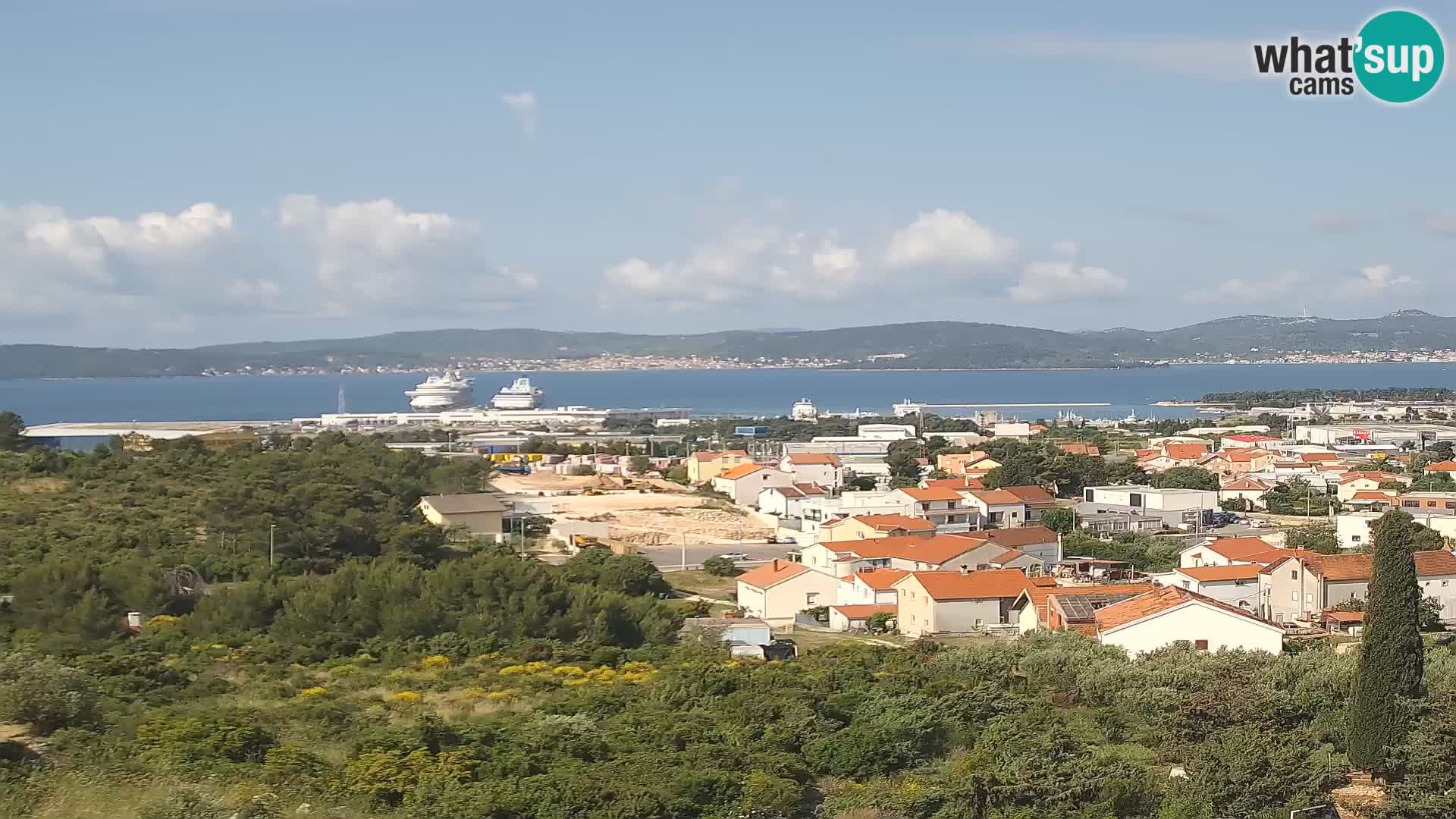 Zadar Port Gazenica Webcam Panorama, Zadar, Kroatien