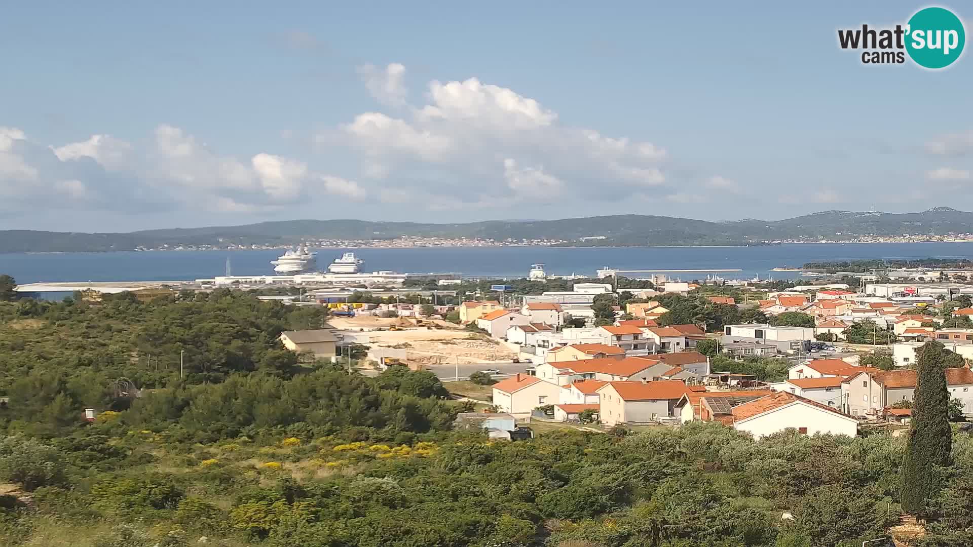 Zadar Pristanišče Gazenica s panoramsko spletno kamero, Zadar, Hrvaška