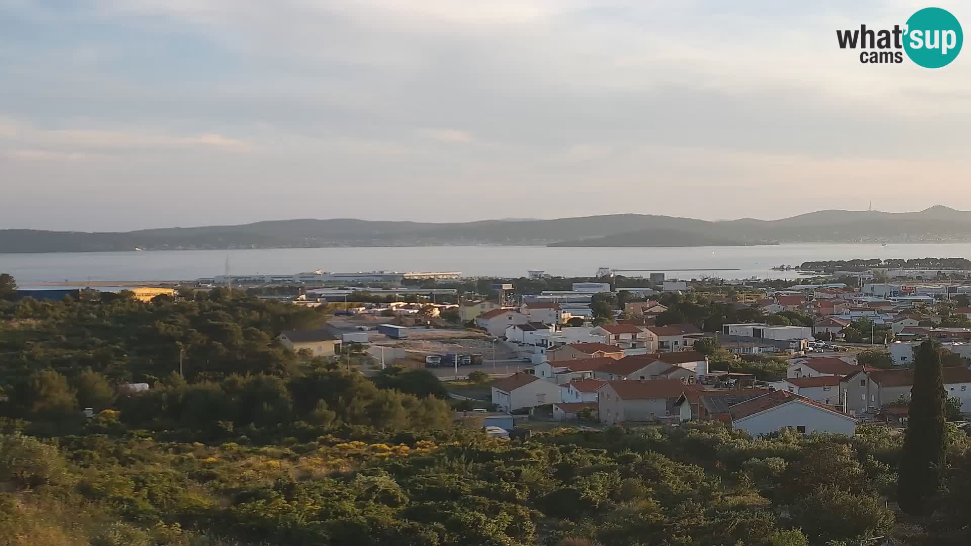 Panorama de la Webcam del Puerto Gazenica de Zadar, Zadar, Croacia