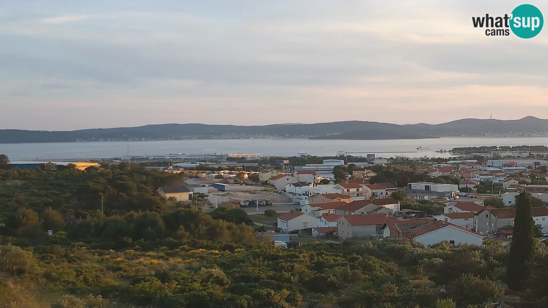 Panorama de la Webcam del Puerto Gazenica de Zadar, Zadar, Croacia
