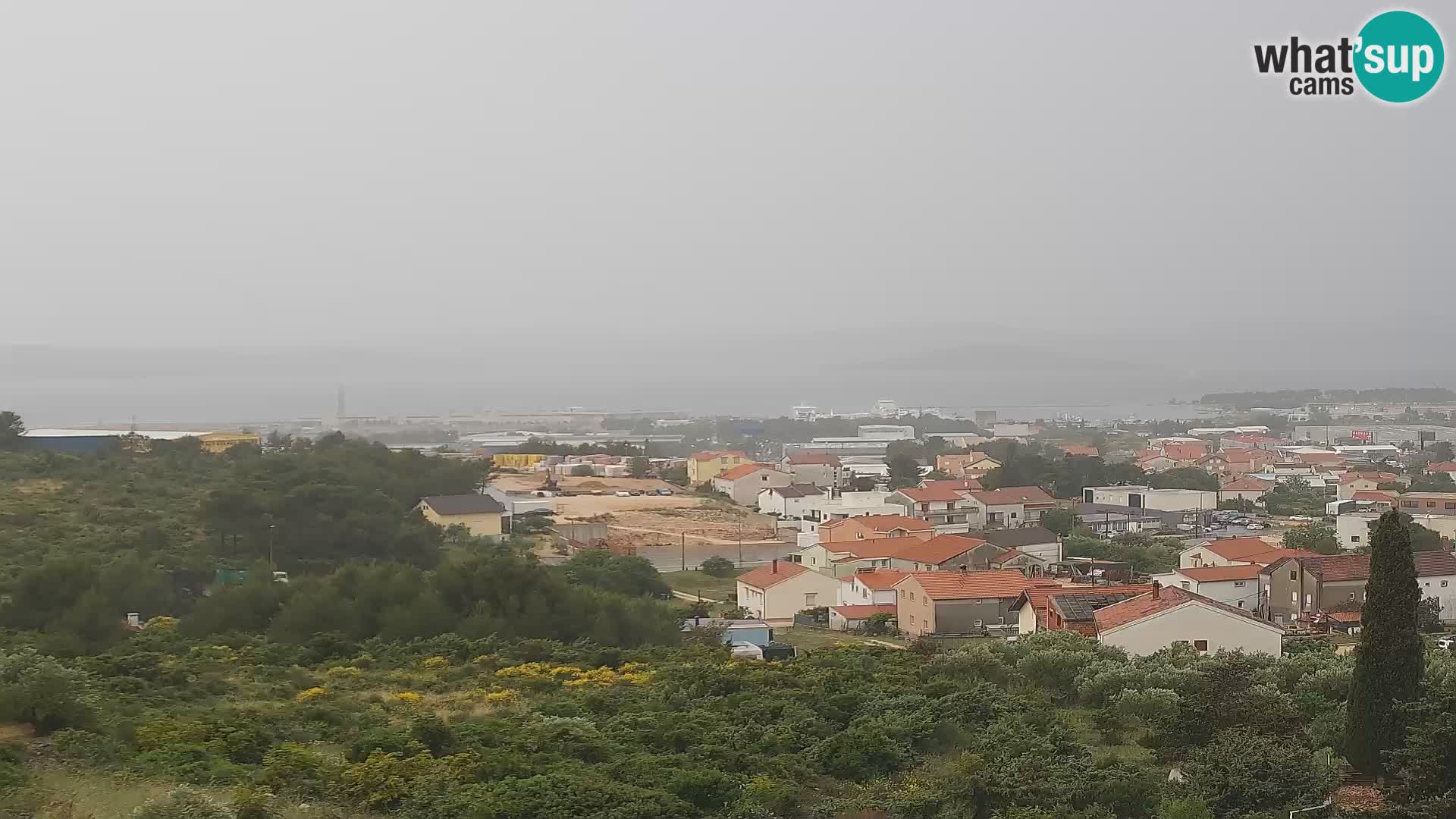 Panorama de la Webcam del Puerto Gazenica de Zadar, Zadar, Croacia