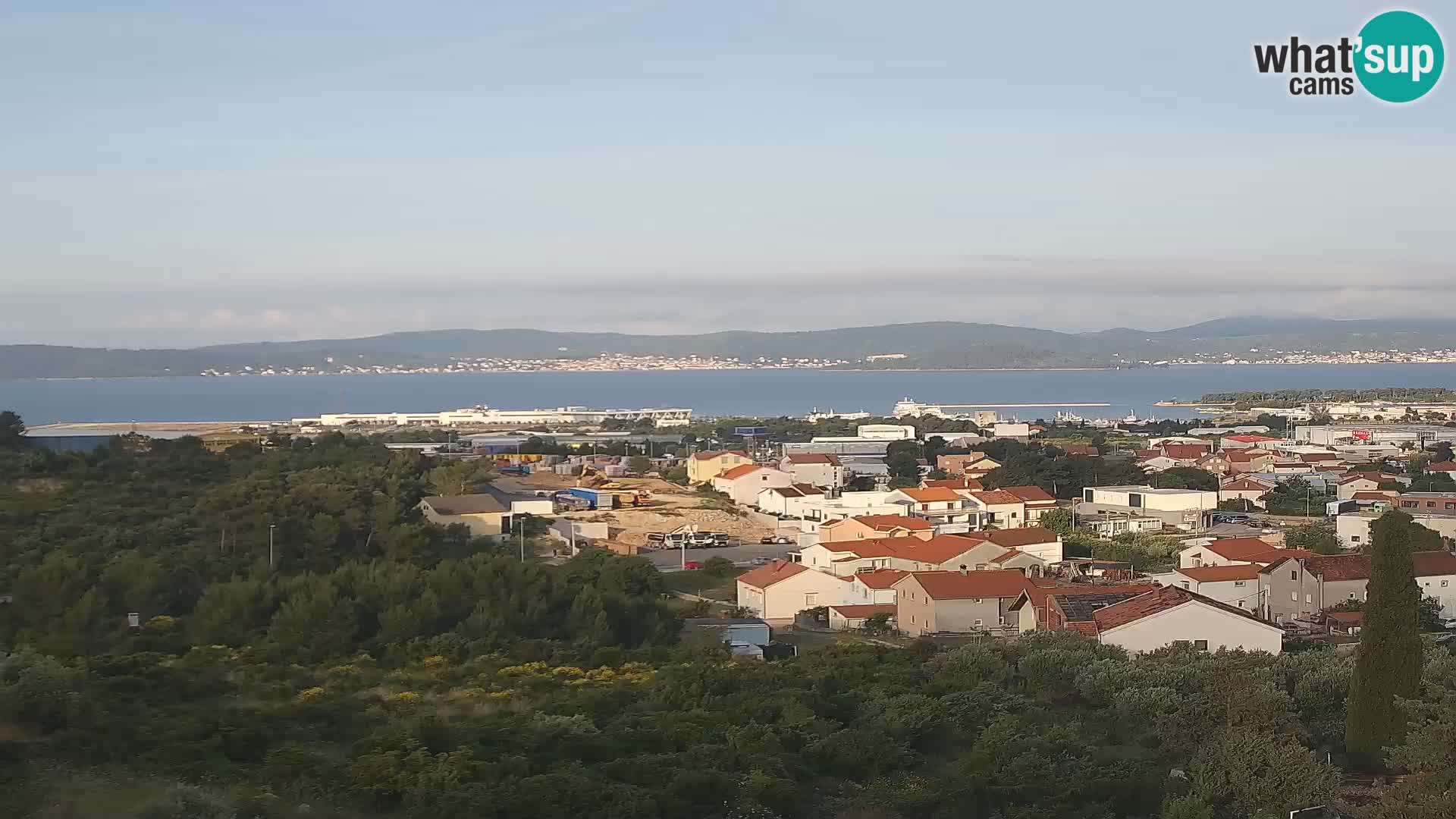 Panoramska web kamera Luke Gaženica u Zadru, Hrvatska