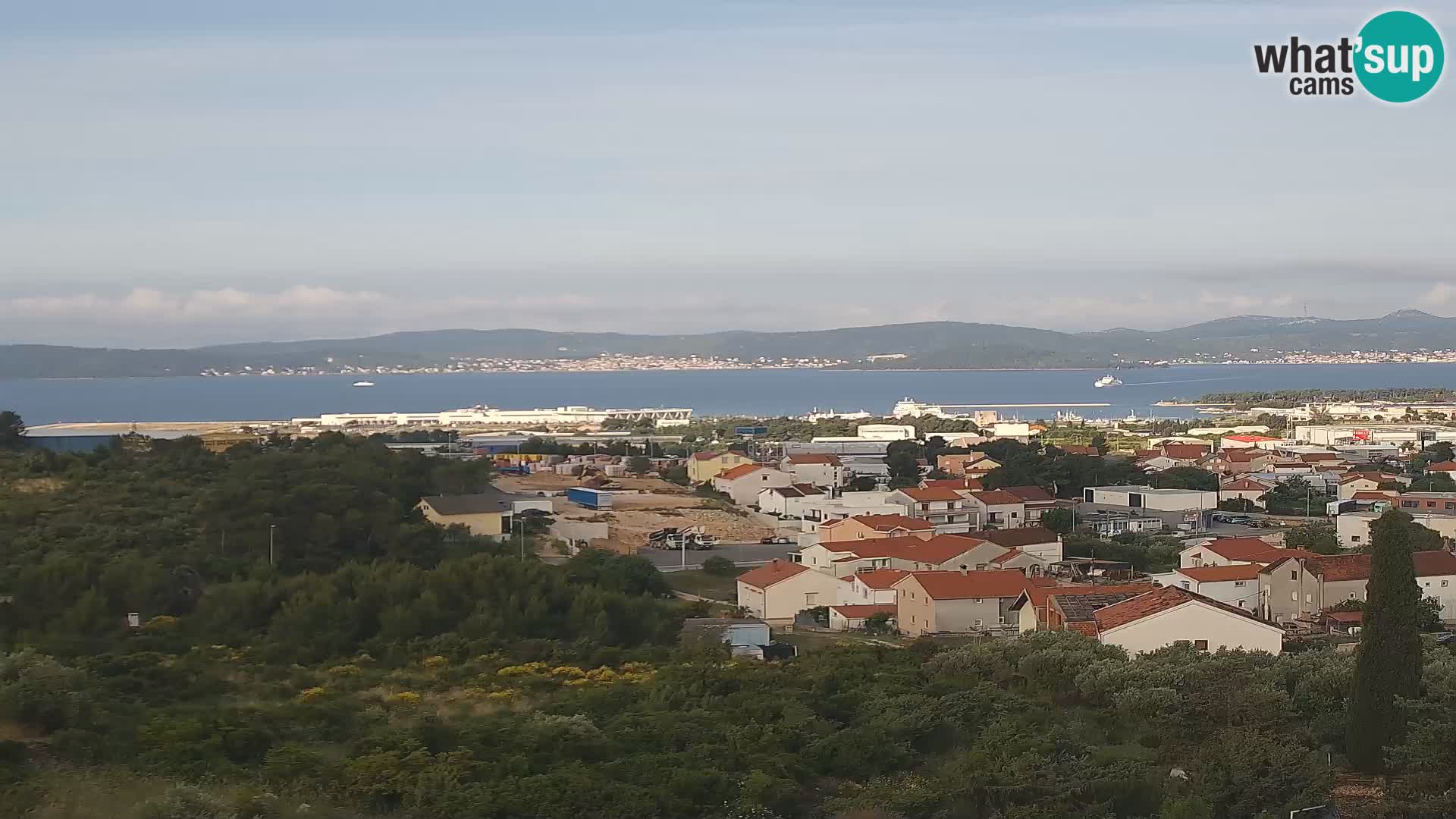 Zadar Pristanišče Gazenica s panoramsko spletno kamero, Zadar, Hrvaška