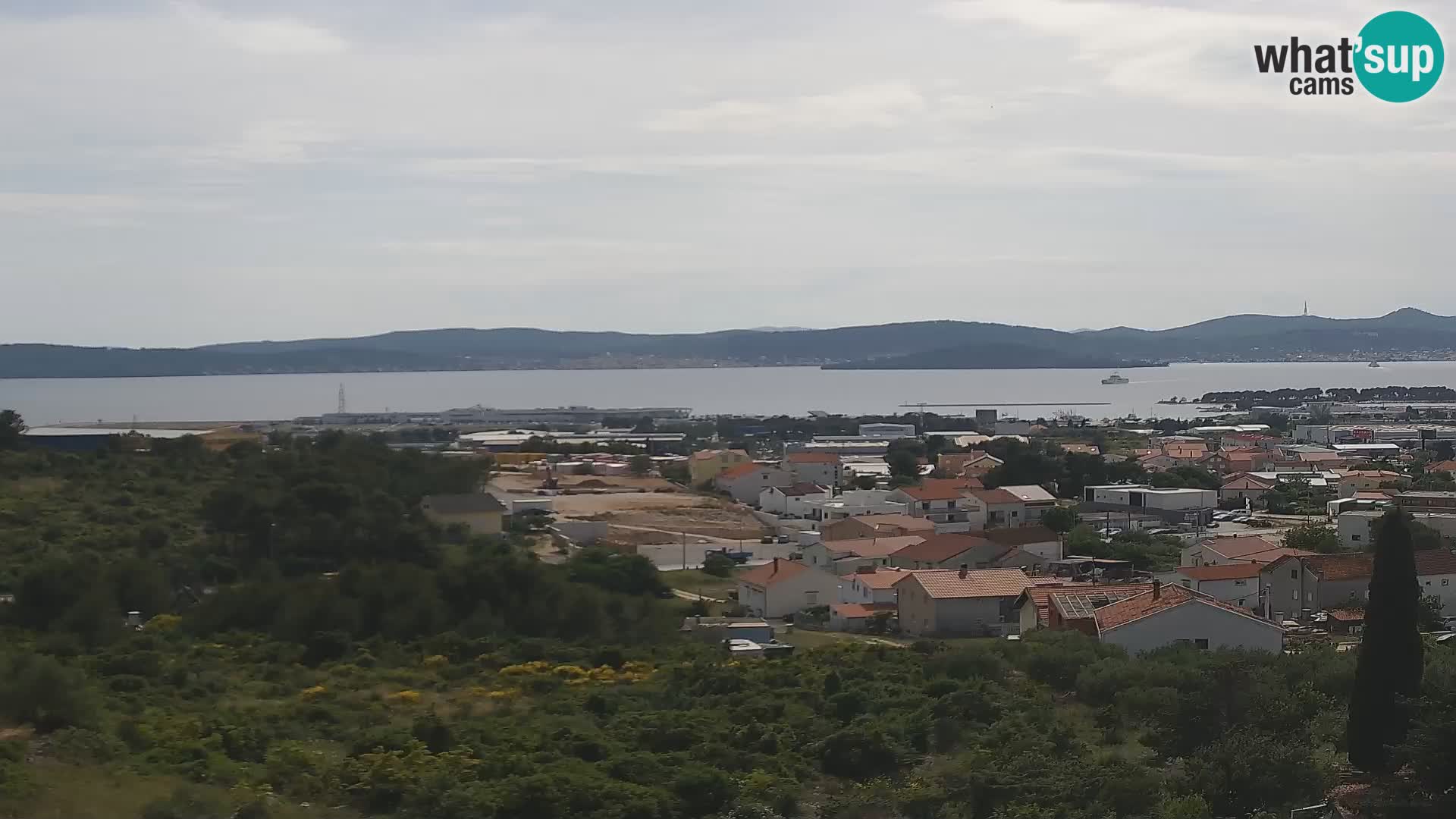 Panorama de la Webcam del Puerto Gazenica de Zadar, Zadar, Croacia