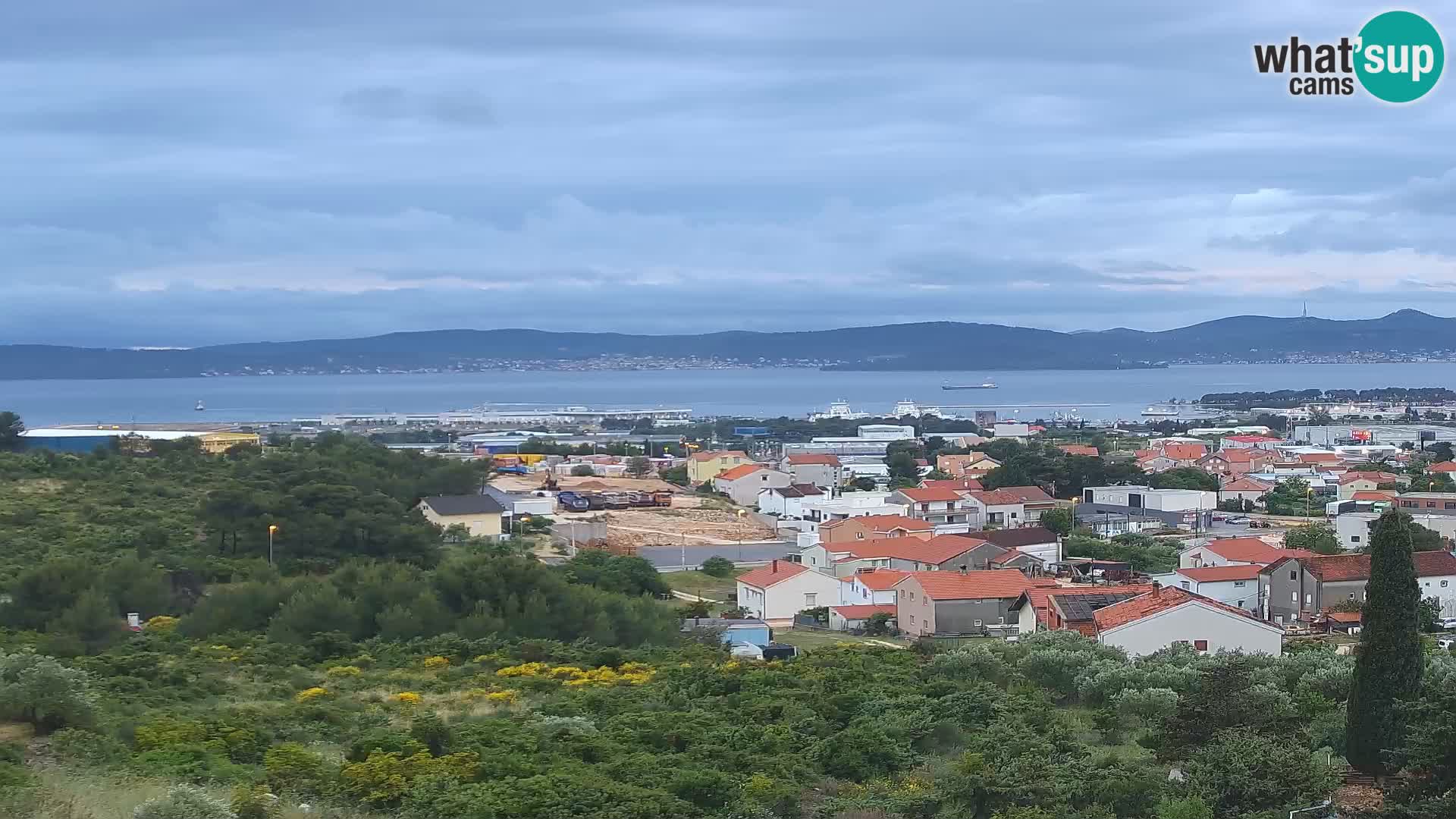 Zadar Pristanišče Gazenica s panoramsko spletno kamero, Zadar, Hrvaška