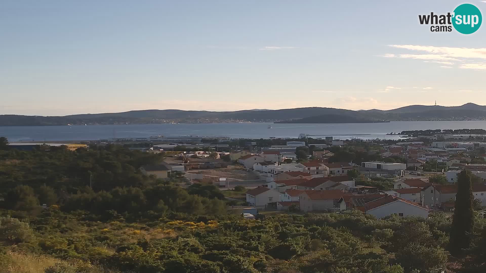 Panoramska web kamera Luke Gaženica u Zadru, Hrvatska