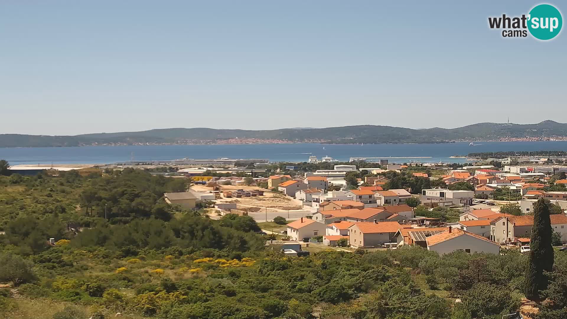 Panorama de la Webcam del Puerto Gazenica de Zadar, Zadar, Croacia