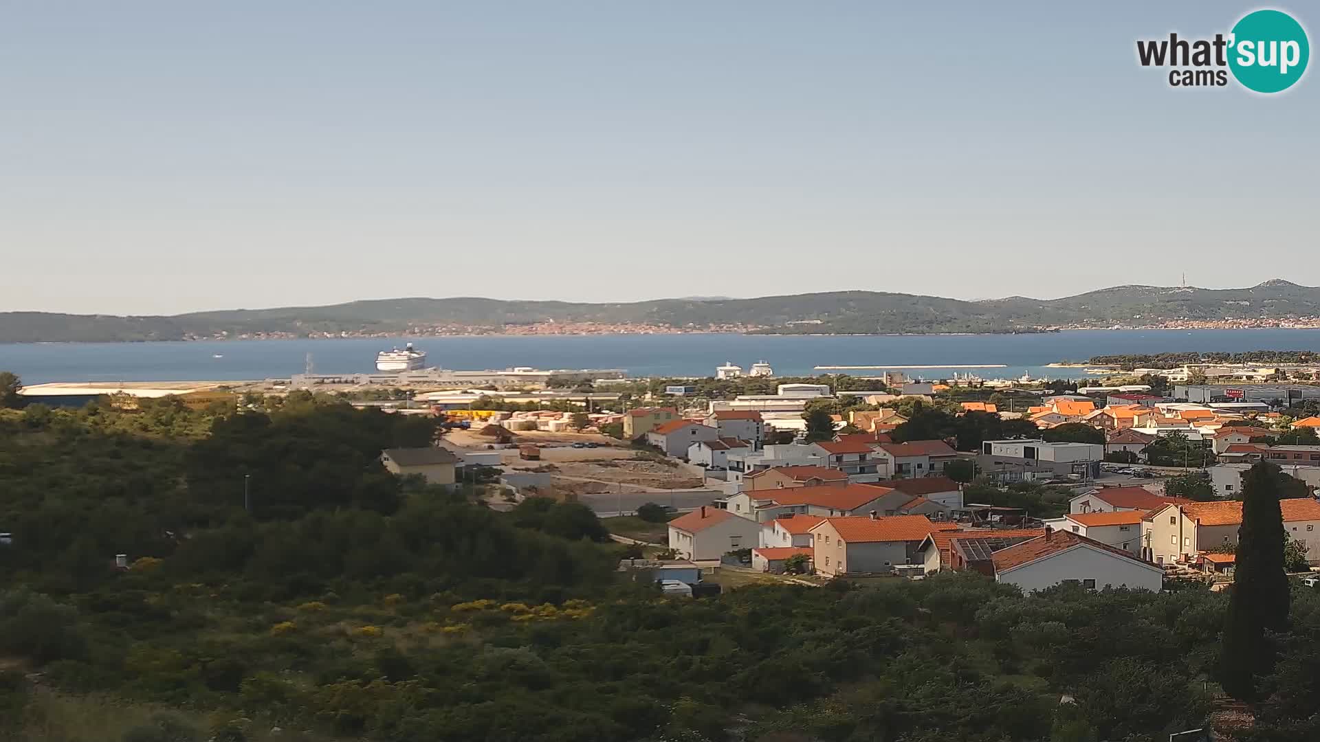 Panoramska web kamera Luke Gaženica u Zadru, Hrvatska