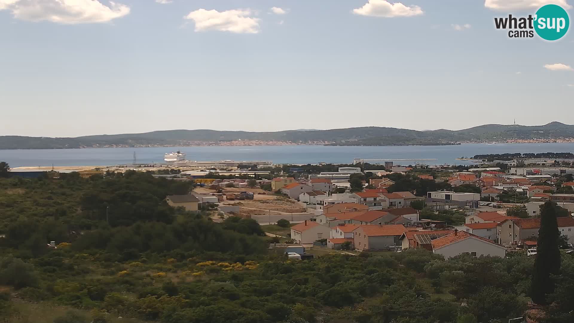 Panorama de la Webcam del Puerto Gazenica de Zadar, Zadar, Croacia