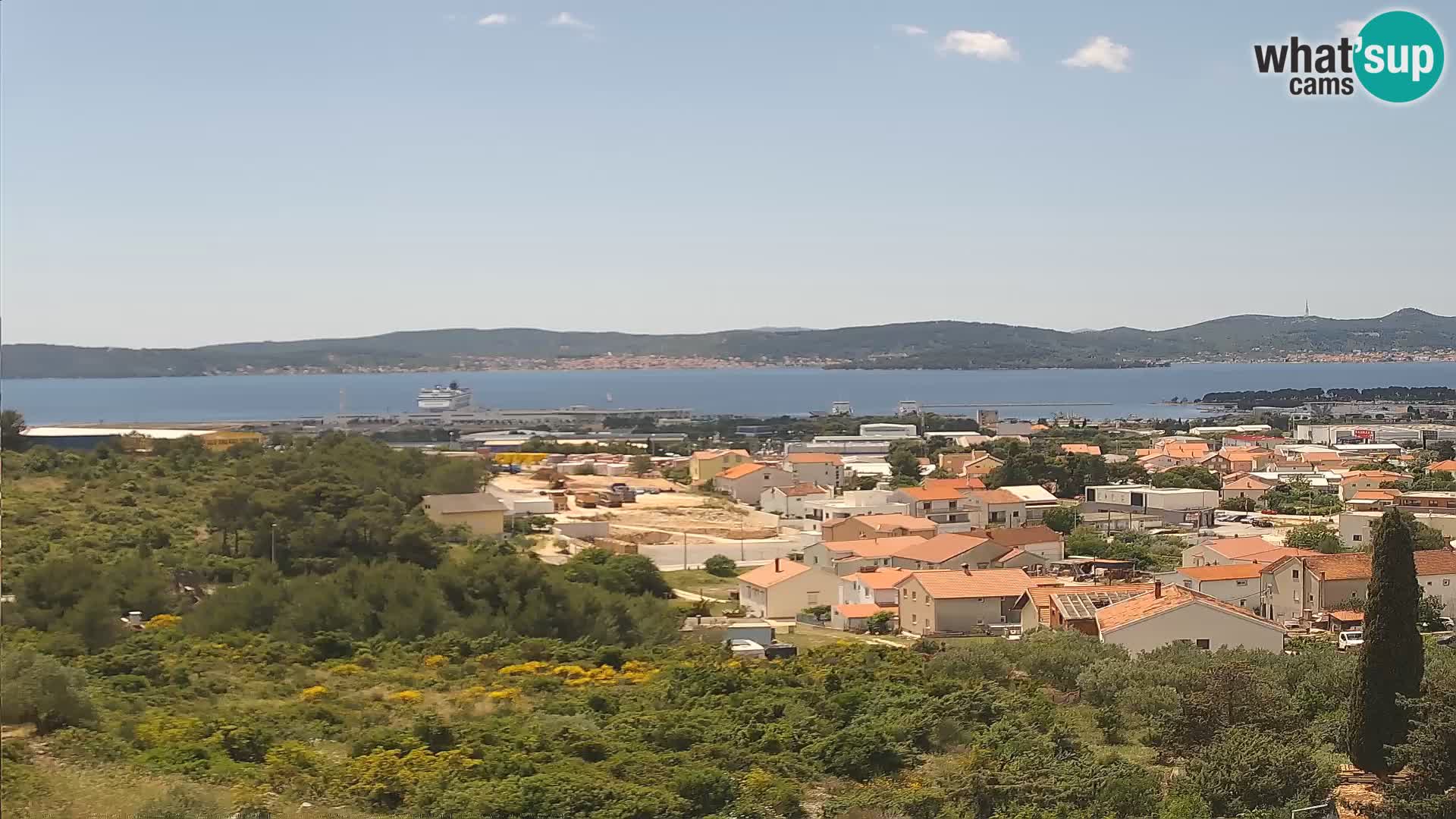 Zadar Pristanišče Gazenica s panoramsko spletno kamero, Zadar, Hrvaška