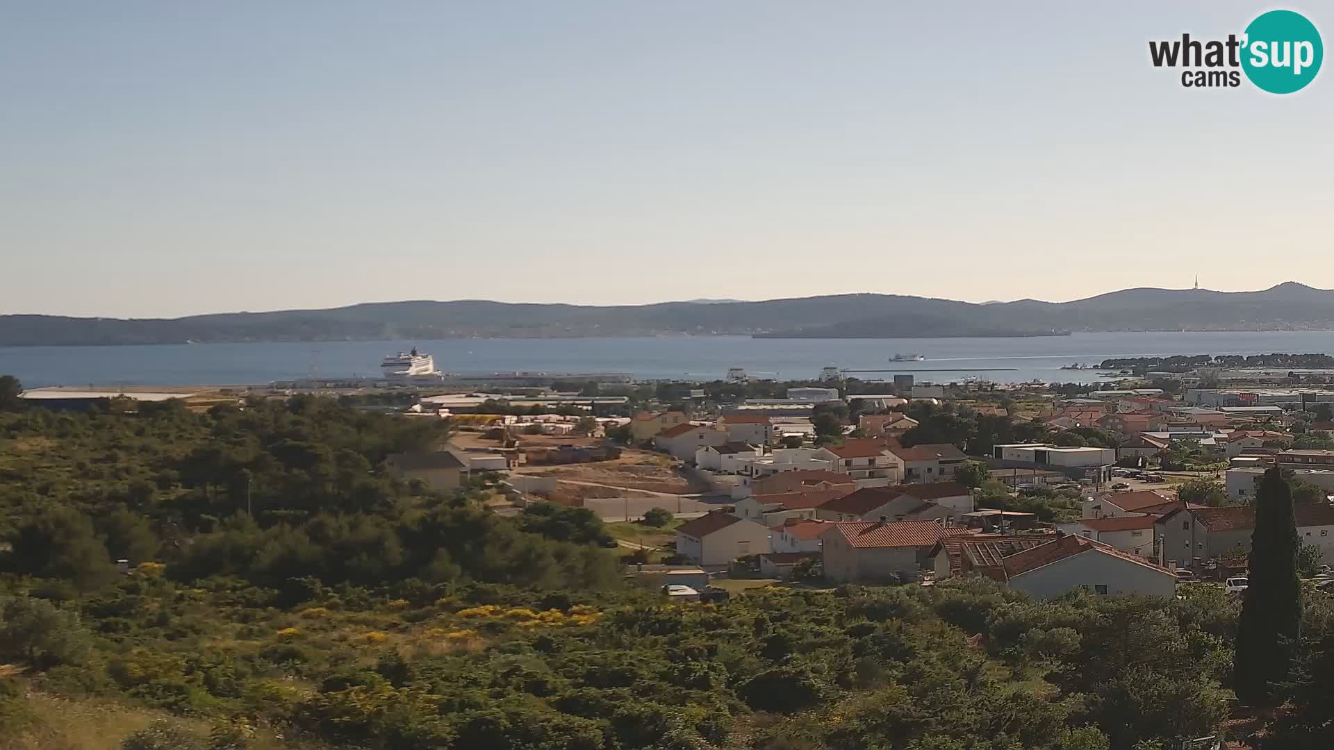 Zadar Pristanišče Gazenica s panoramsko spletno kamero, Zadar, Hrvaška