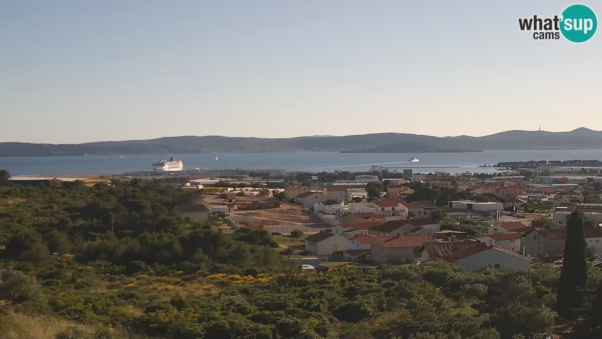 Panoramska web kamera Luke Gaženica u Zadru, Hrvatska
