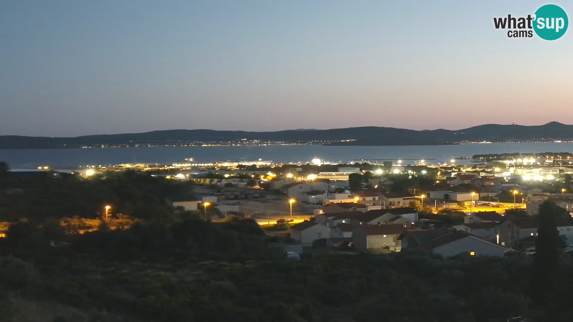 Zadar Pristanišče Gazenica s panoramsko spletno kamero, Zadar, Hrvaška