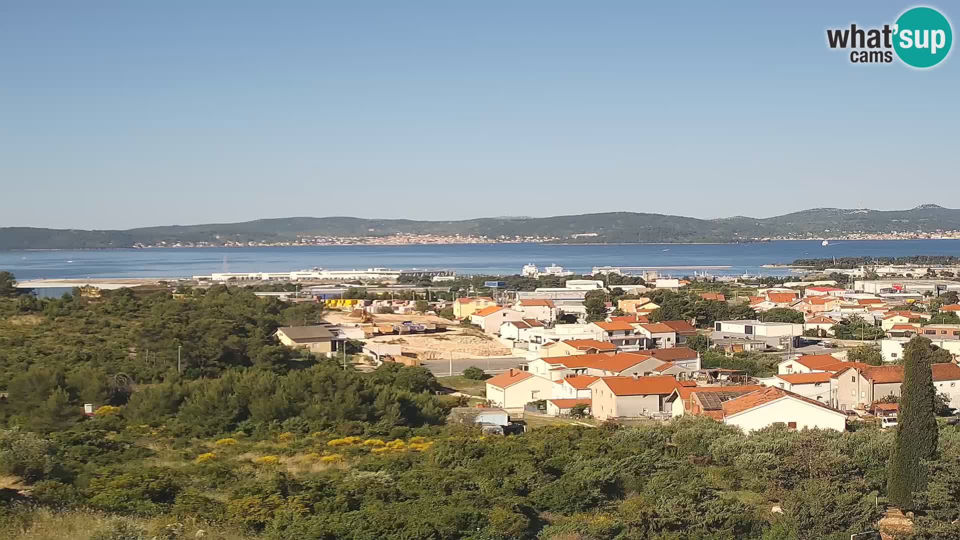 Zadar Port Gazenica Webcam Panorama, Zadar, Kroatien