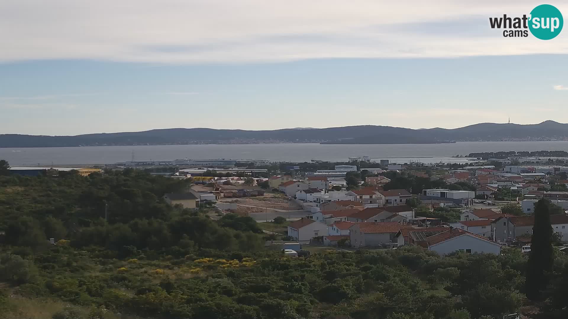 Panorama de la Webcam del Puerto Gazenica de Zadar, Zadar, Croacia