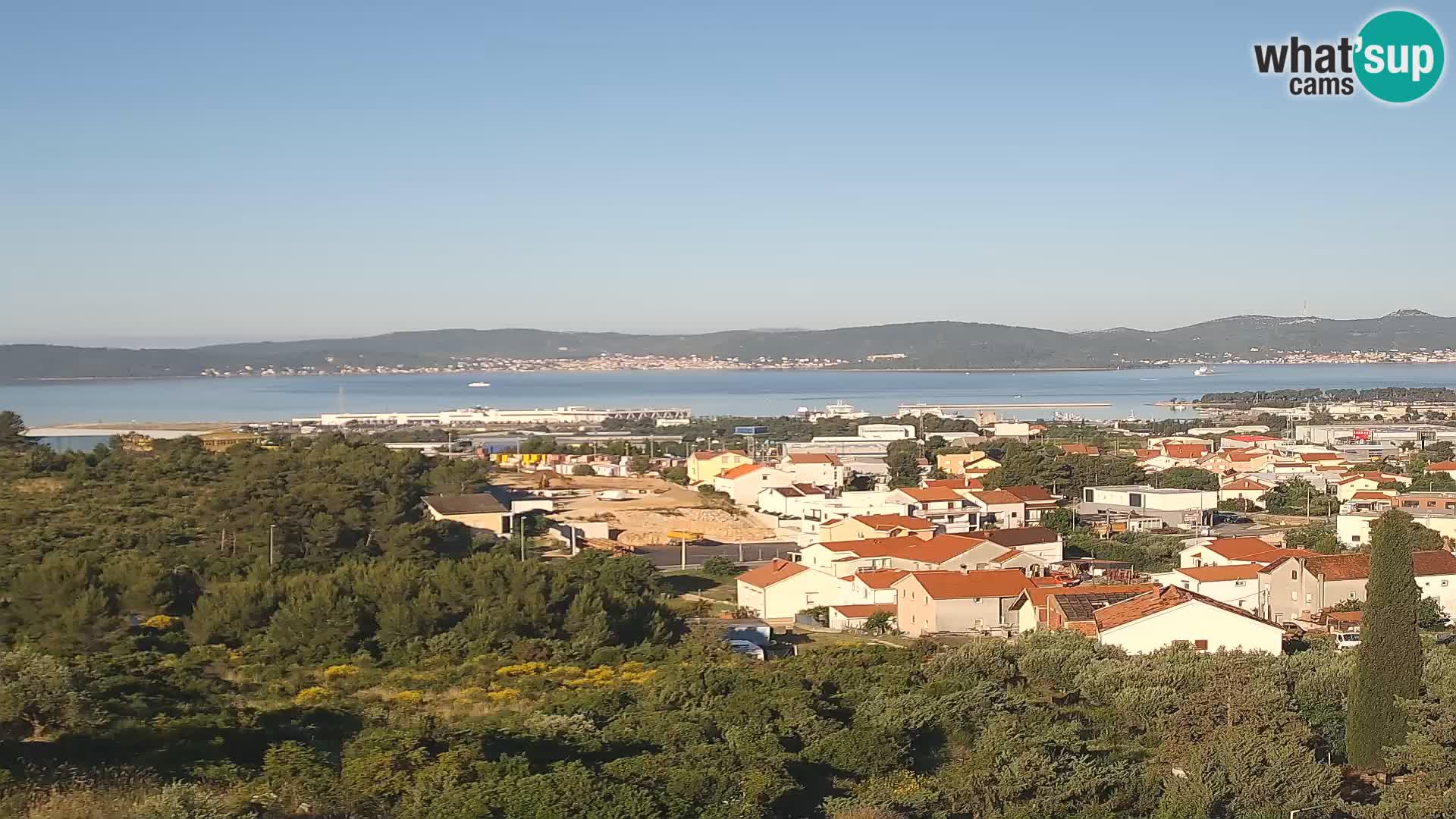 Panorama de la Webcam del Puerto Gazenica de Zadar, Zadar, Croacia