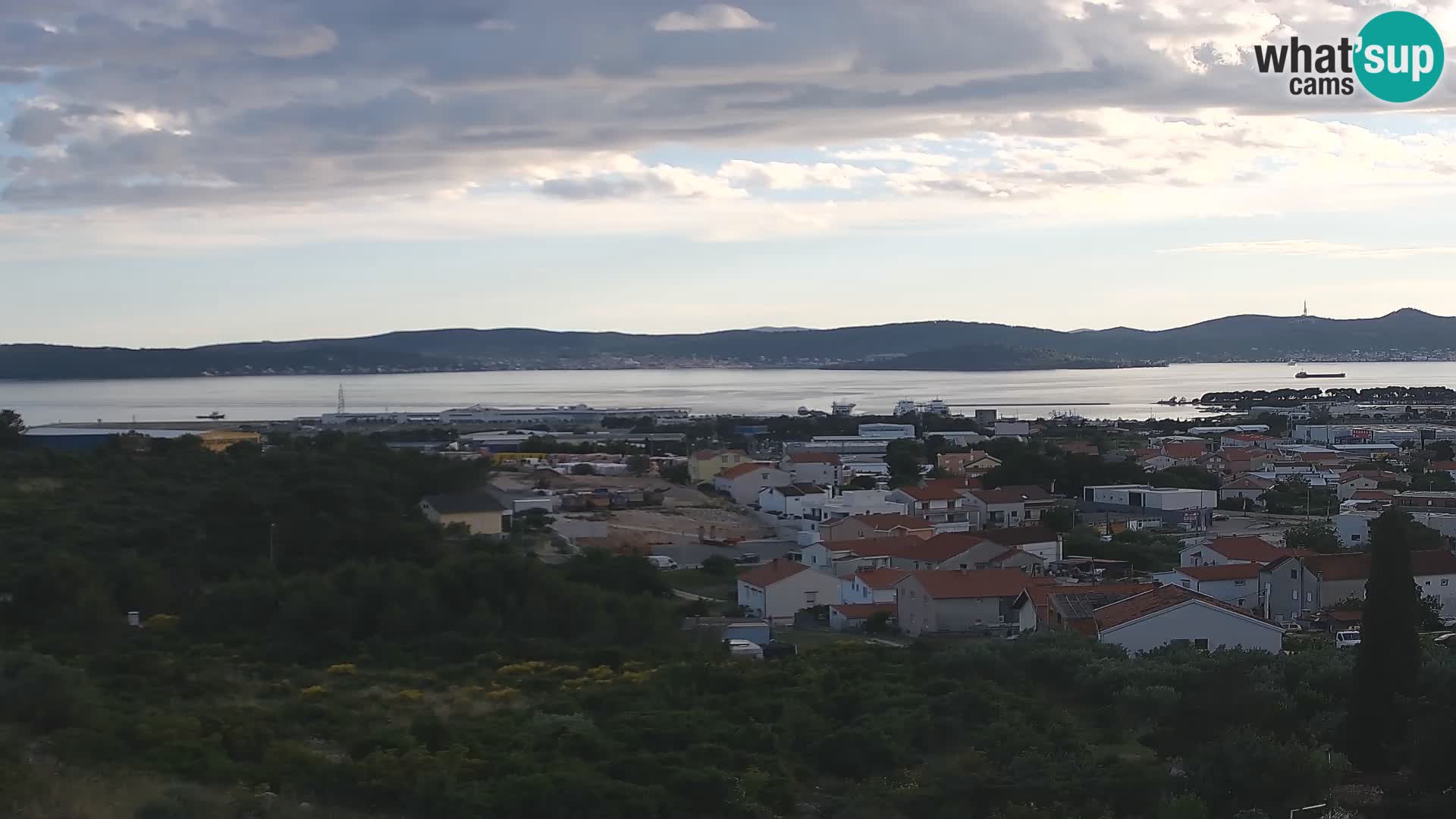 Panorama de la Webcam del Puerto Gazenica de Zadar, Zadar, Croacia