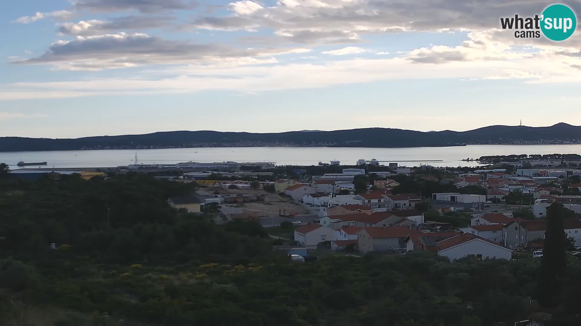 Panoramska web kamera Luke Gaženica u Zadru, Hrvatska