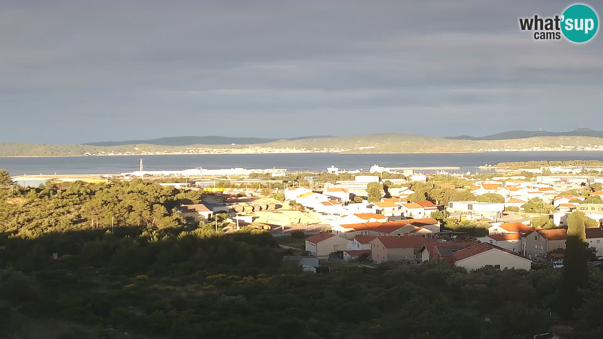 Zadar Pristanišče Gazenica s panoramsko spletno kamero, Zadar, Hrvaška
