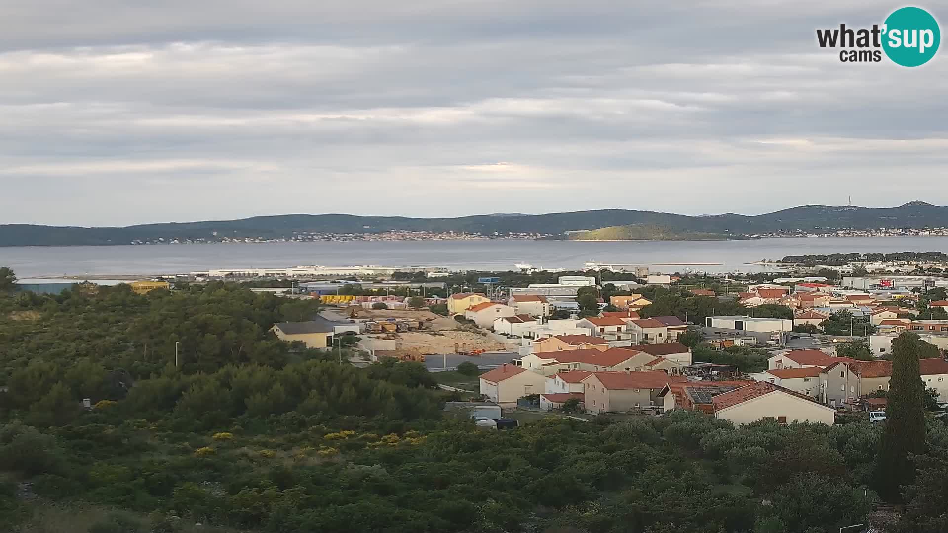 Zadar Port Gazenica Webcam Panorama, Zadar, Kroatien