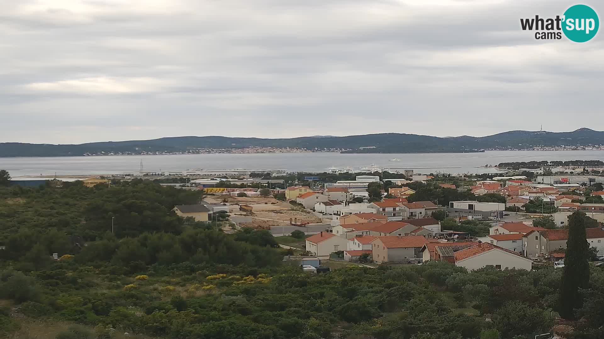 Zadar Pristanišče Gazenica s panoramsko spletno kamero, Zadar, Hrvaška