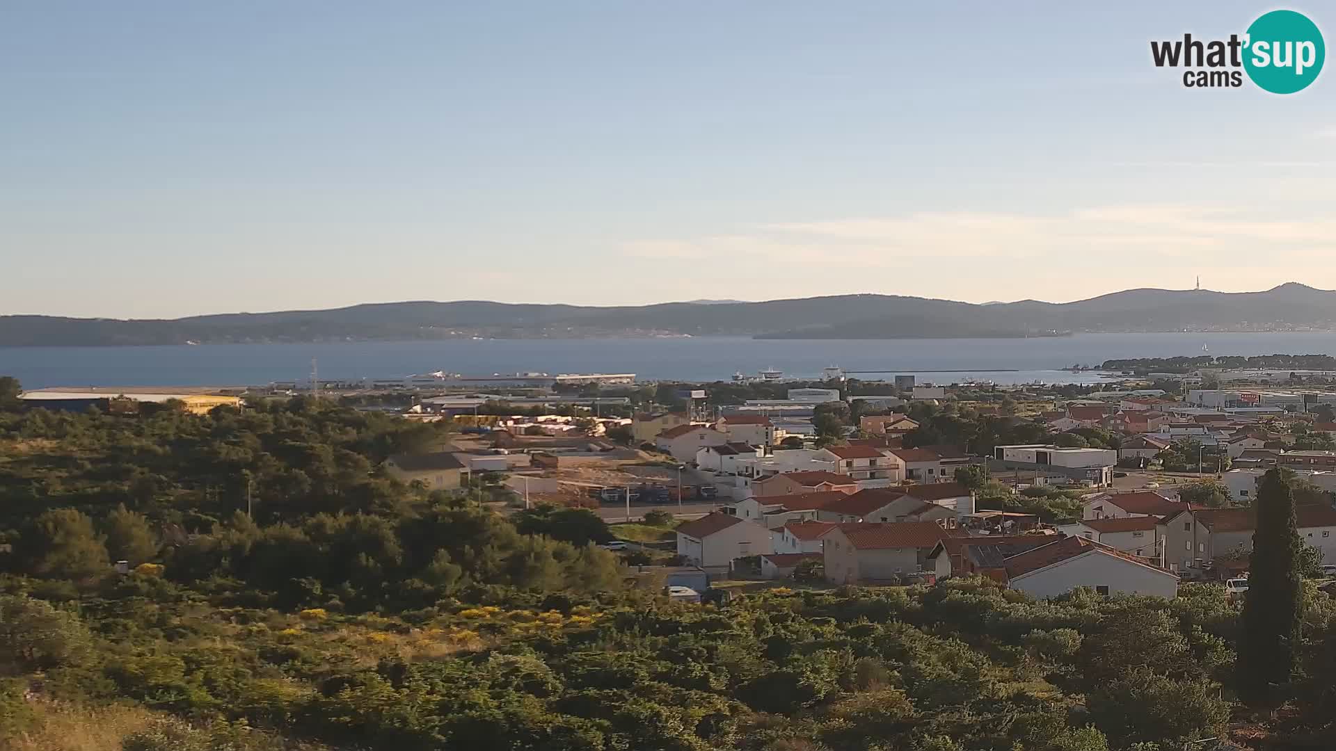 Zadar Port Gazenica Webcam Panorama, Zadar, Kroatien